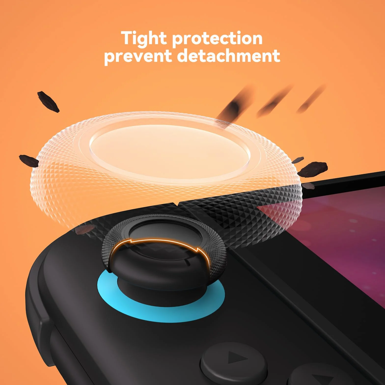 NEWDERY 12 szt. uchwytów na kciuki do Nintendo Switch 2, nakładki na kciuki, ergonomiczna konstrukcja, ulepszony uchwyt do gier, wygodne i trwałe, zamiennik kontrolera joysticka do uchwytu kontrolera
