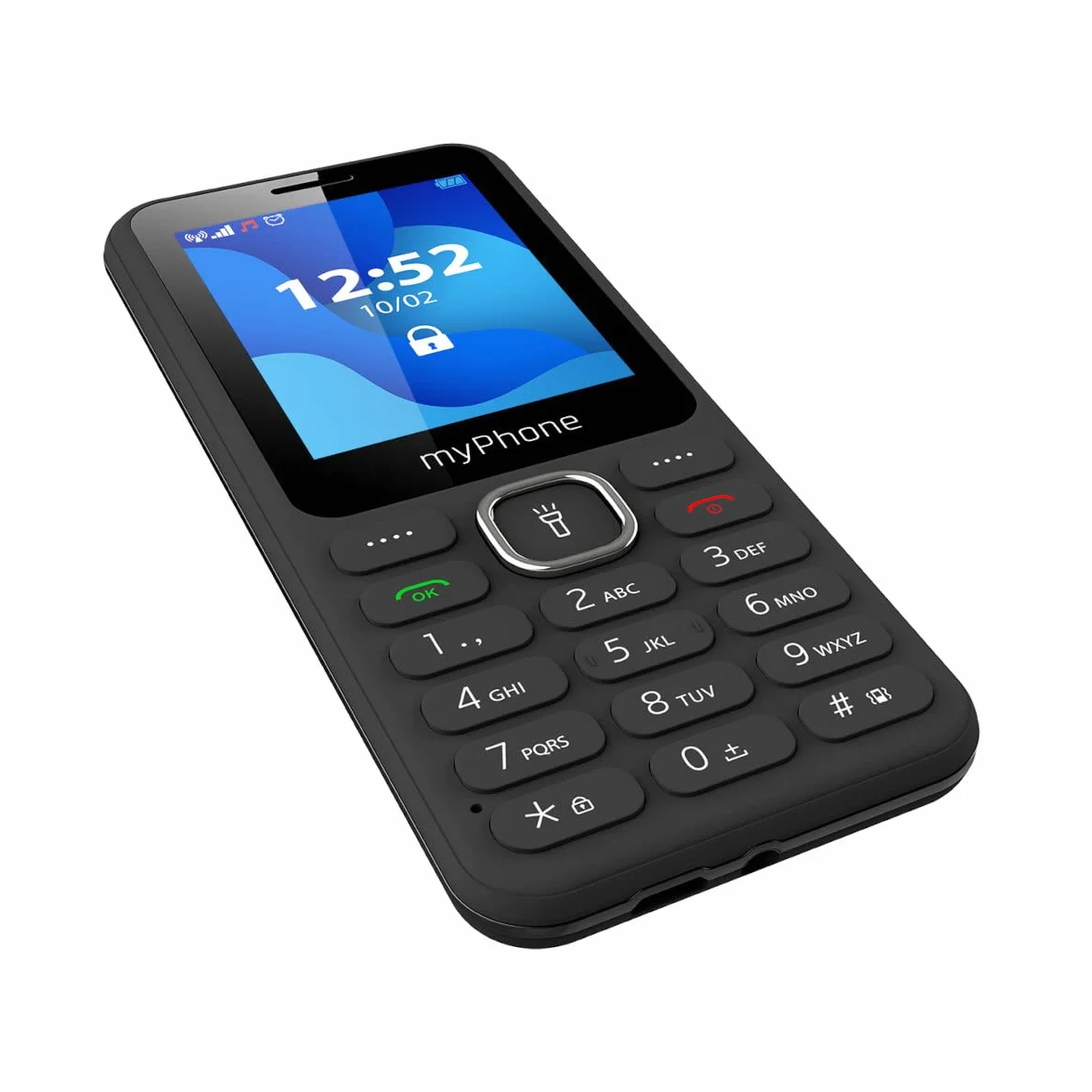 MP myPhone 6320 Telefon klasyczny, czarny