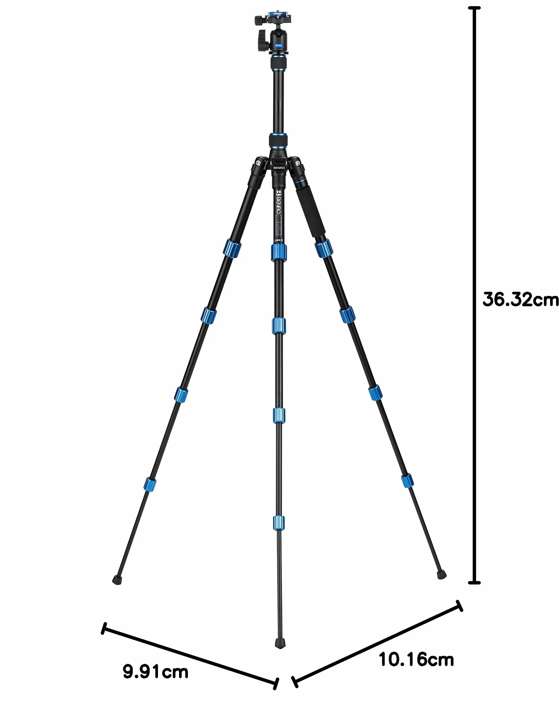 BENRO Kit Trépied Slim Travel Aluminium FSL09AN00 + Rotule N00