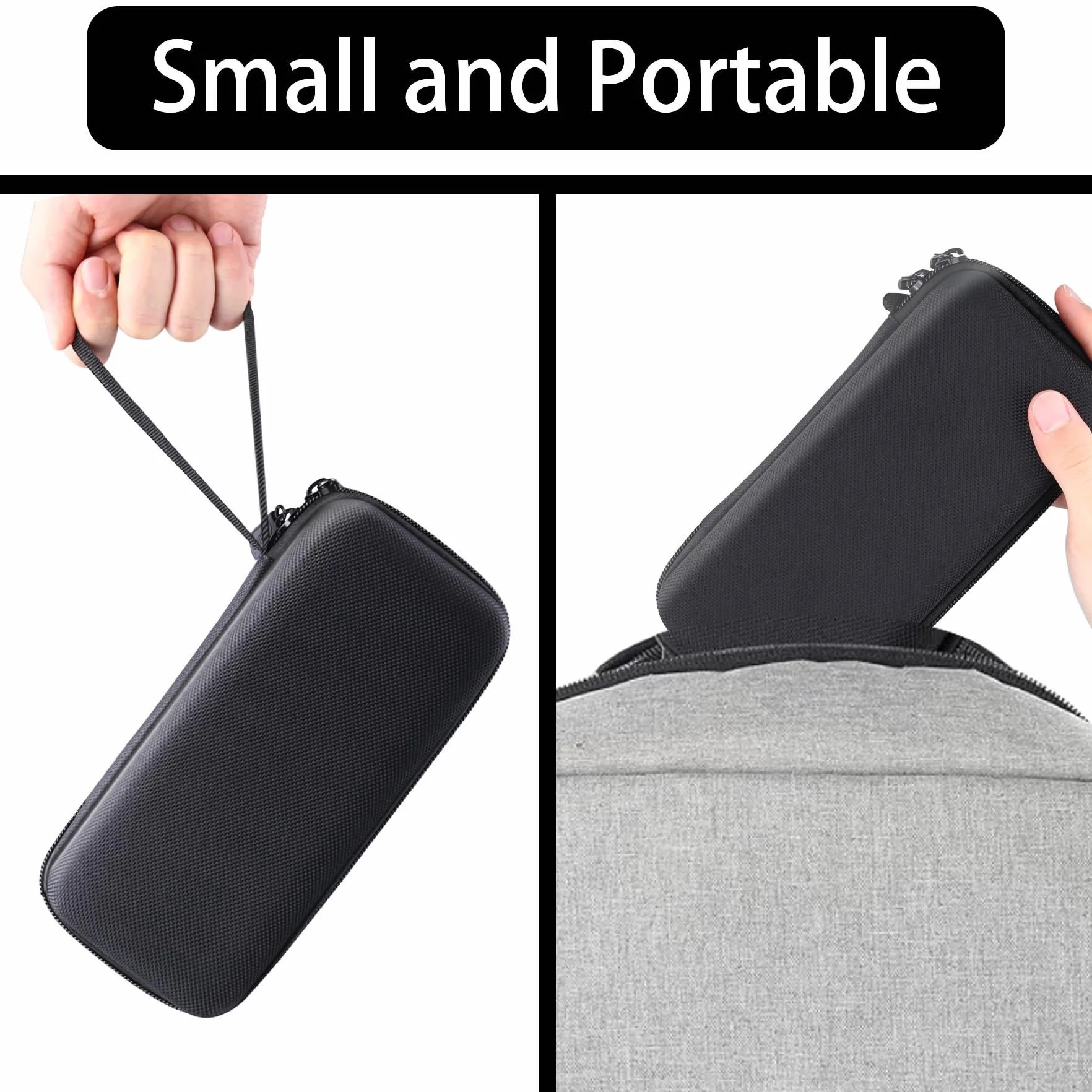 Aenllosi Twardy futerał kompatybilny z Evercade EXP-R Gaming Handheld, czarny