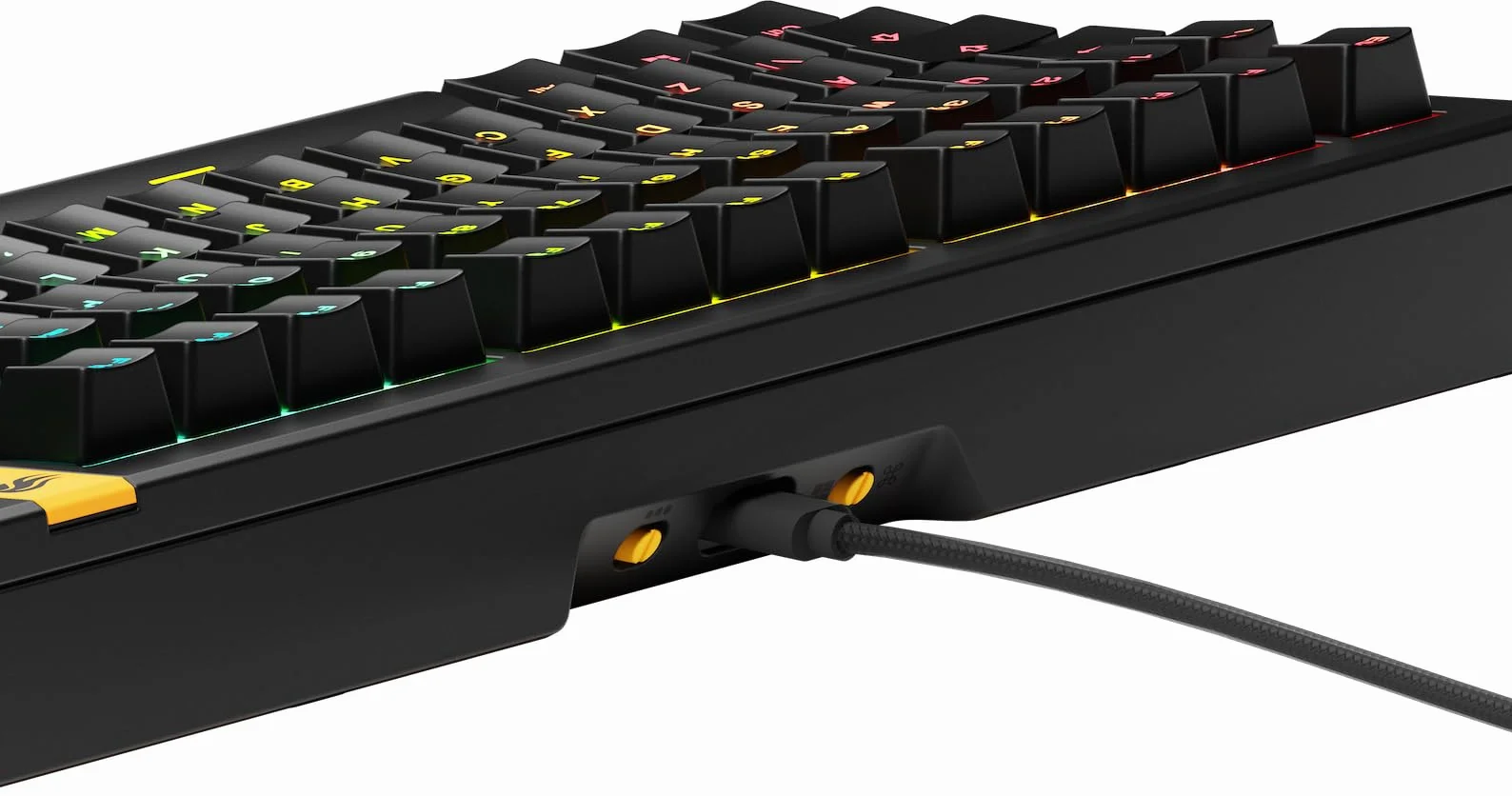 Glorious Gaming GMMK 3 HE klawiatura mechaniczna 75% Rapid Trigger Hall Effect 8K polling hot swap uszczelka angielski QWERTY czarna