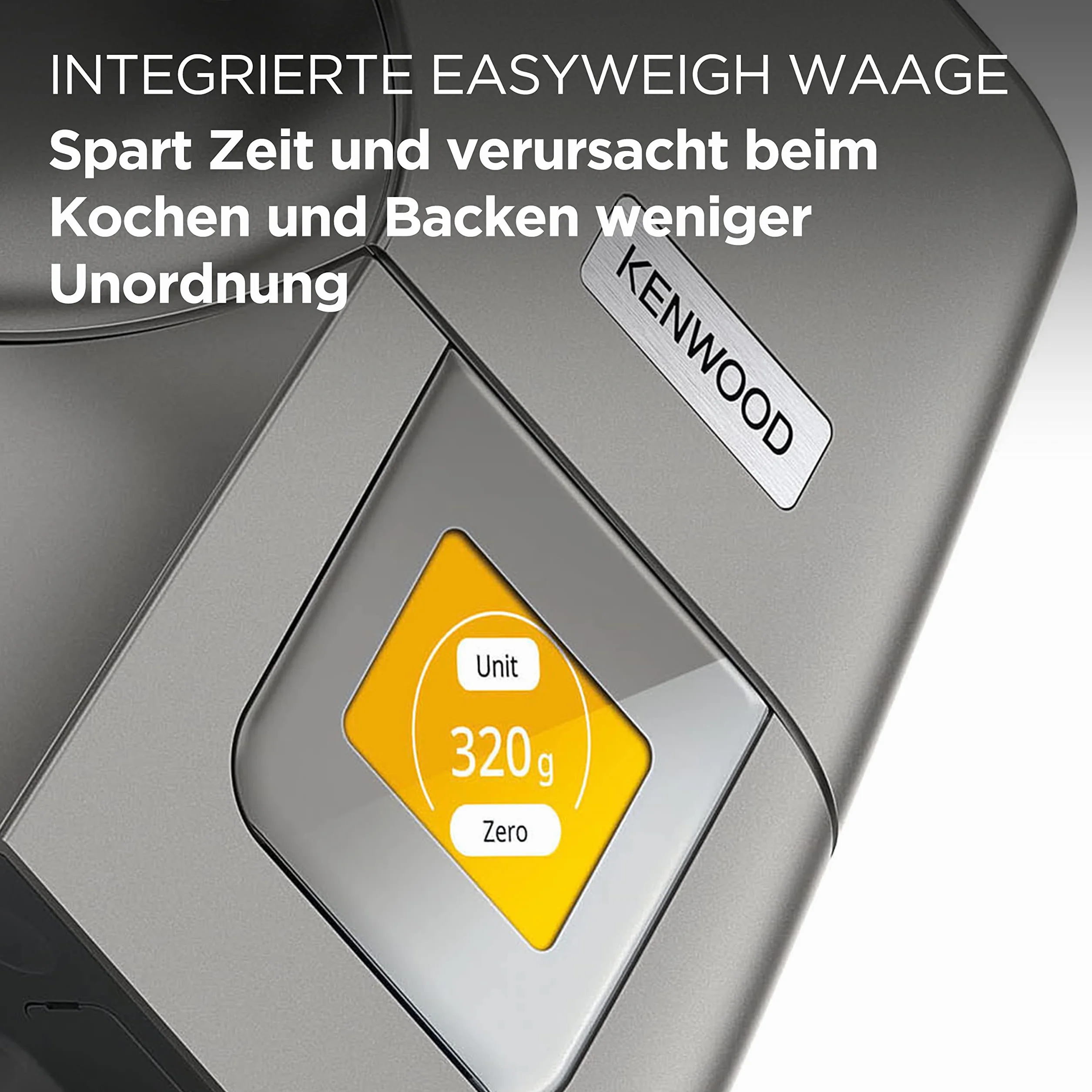 Kenwood Titanium Chef Patissierxl Robot Kuchenny, Srebrny, 1400 W