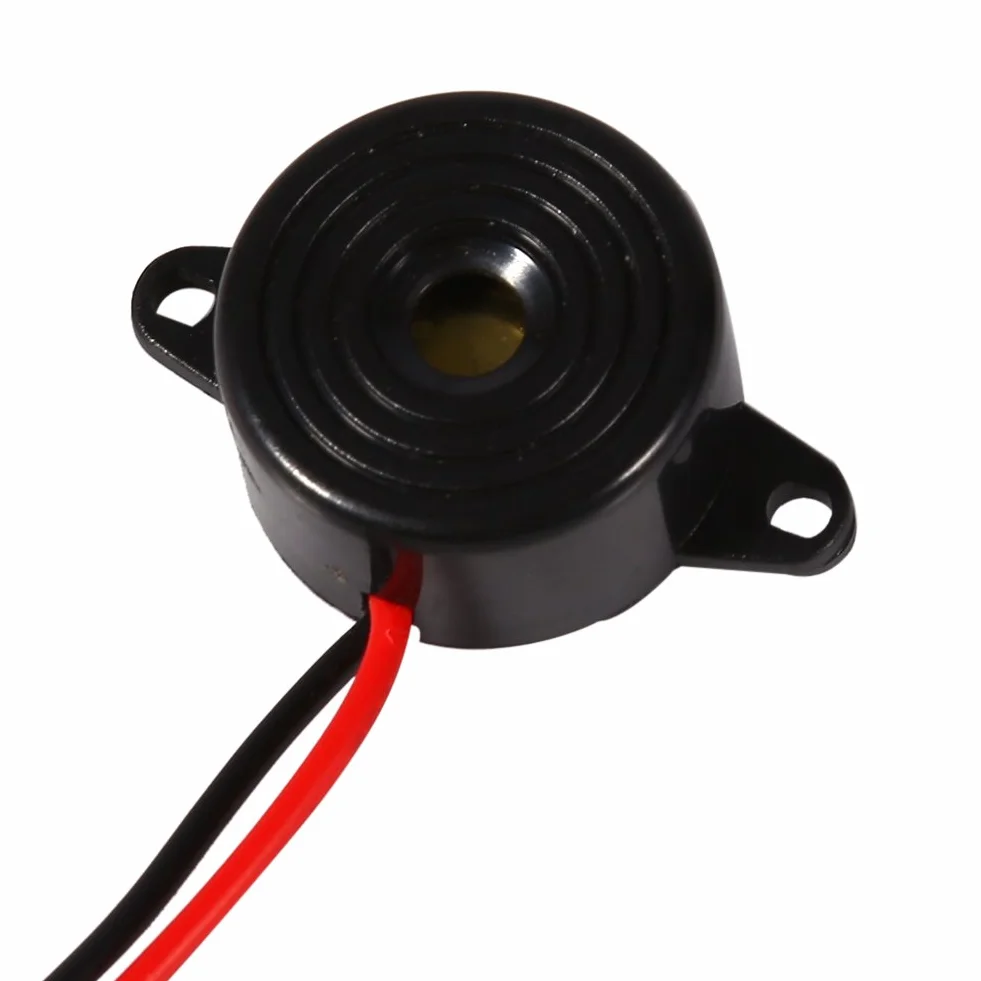 Elektroniczny Brzęczyk, 3-24 V Piezo Elektroniczny Dźwięk Ostrzegawczy Brzęczyk Alarm 85-95dB Ciągły Dźwięk Długość Kabla 100mm