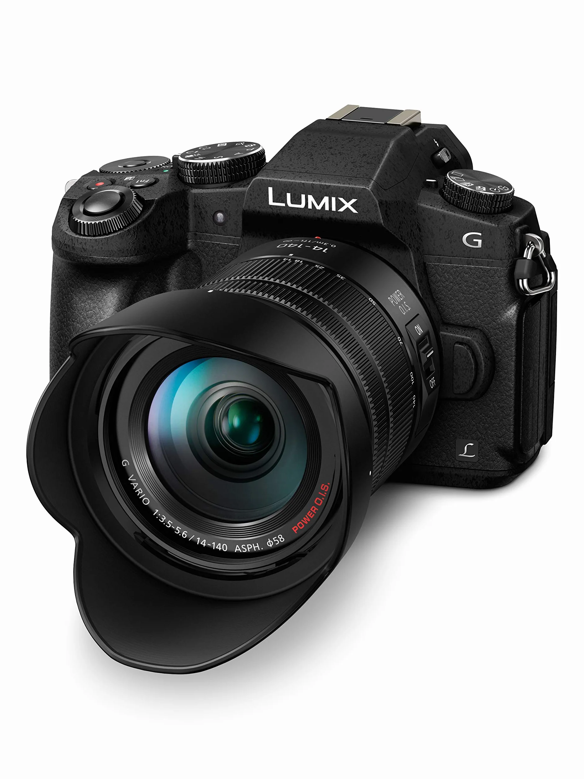Panasonic Lumix DMC-G80HA aparat EVIL 16 MP (wyświetlacz 3", 5-osiowy stabilizator optyczny, wizjer OLED, RAW, Wifi, 4K) - zestaw z obiektywem Lumix Vario 14-140 mm/F3.5-5.6 II, czarny