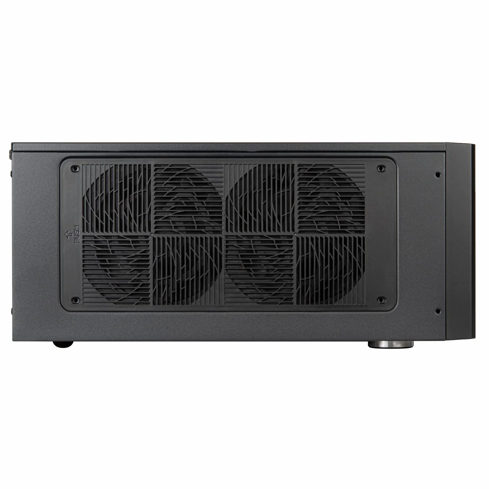 SilverStone Technology SST-GD11B - Grandia - Obudowa PC Grandia HTPC ATX o ulepszonej wydajności chłodzenia, czarna