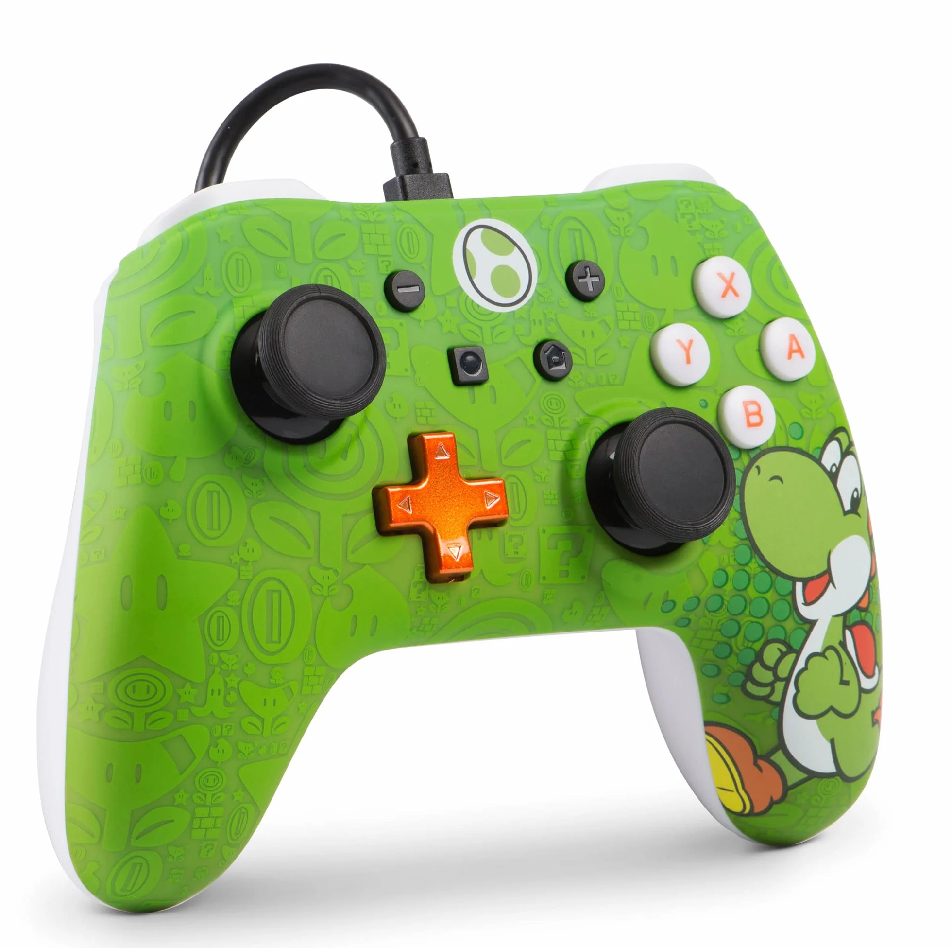 Kontroler przewodowy PowerA do Nintendo Switch - Yoshi, Gamepad, kontroler gier, kontroler przewodowy, oficjalna licencja