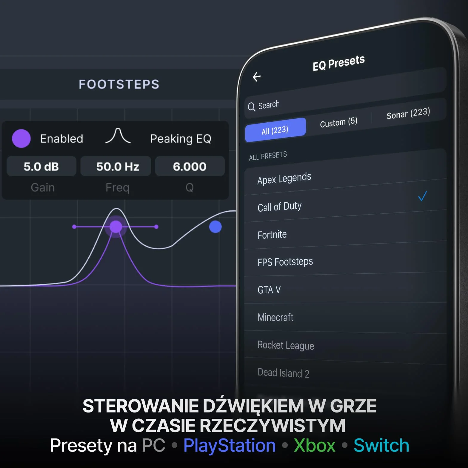 SteelSeries Arctis Nova Pro Omni – Bezprzewodowy dźwięk Hi‑Res, 96kHz/24bit, ANC, mikrofon ClearCast Pro, redukcja szumów AI, aplikacja mobilna, Mix 2,4GHz + BT, OmniPlay PC+PlayStation+Xbox – Grafit