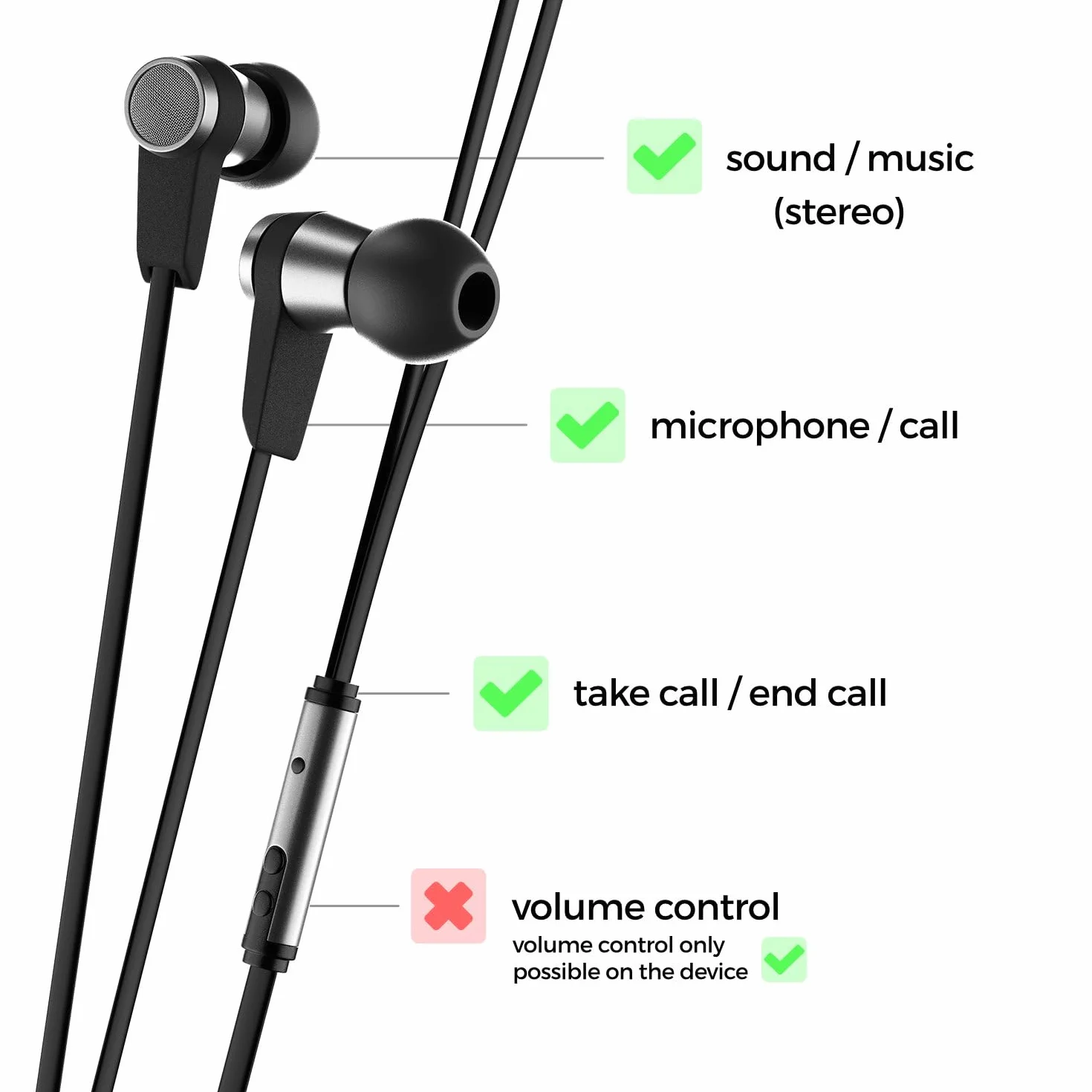 deleyCON USB C na Jack 3,5mm Adapter Audio do Słuchawek/Muzyki/Rozmów/Mikrofonu - Telefon, Smartfon, Tablet, Zestaw Słuchawkowy, Głośnik - dla iPhone 17 16 15, iPad, Galaxy S25 S24 A16 A56