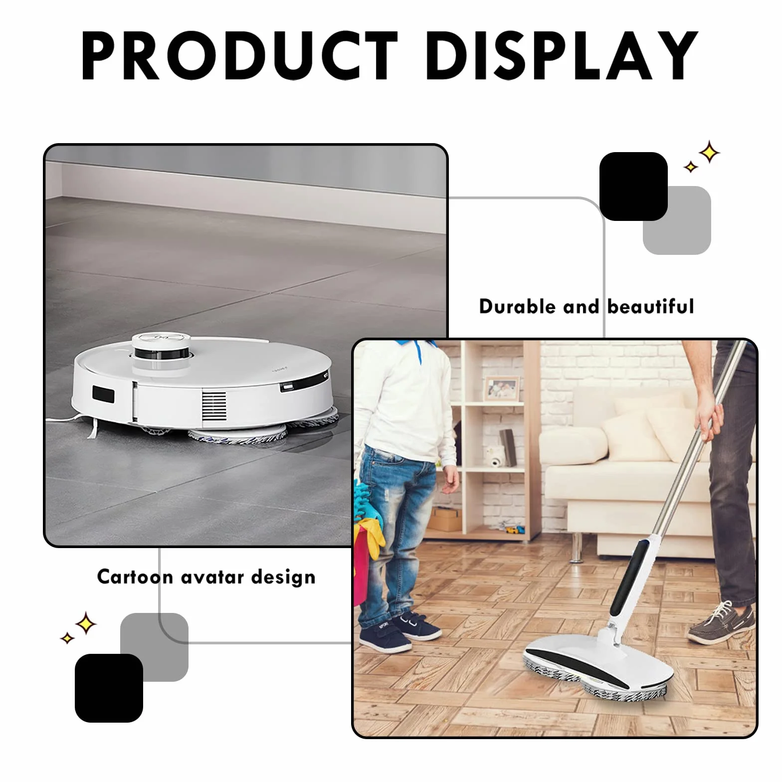 Ściereczki do mopa Dream L10s Ultra, kompatybilne z S10plus/S10PRO/X10, 6 sztuk