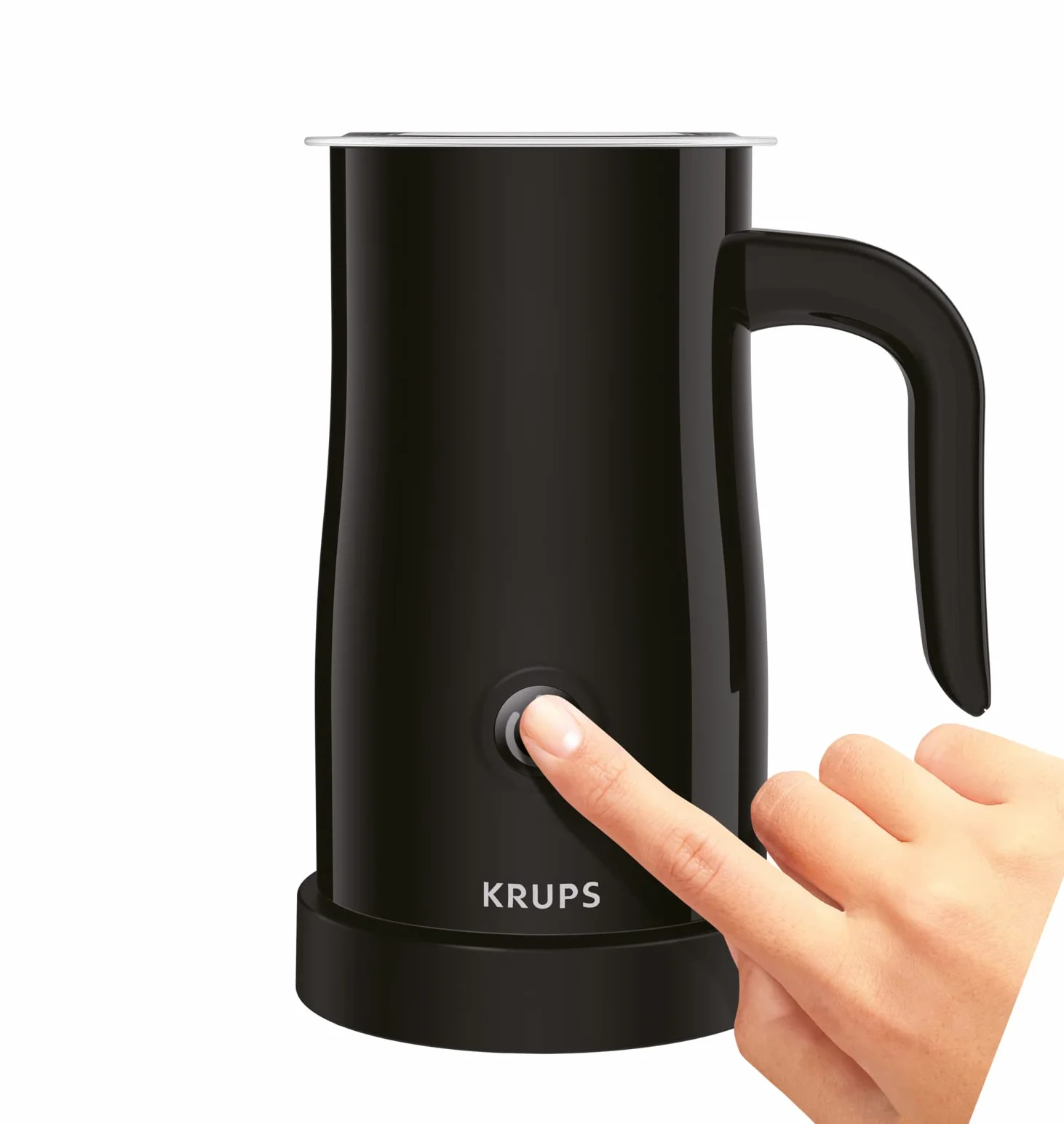 Krups Spieniacz do Mleka, Czarny, 150 ml