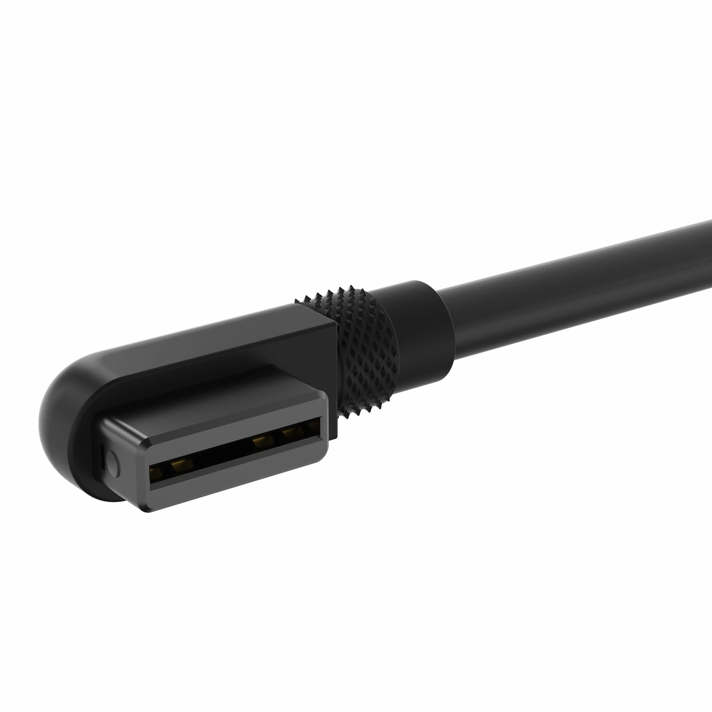 CORSAIR iCUE LINK Wąski Kabel - 600 mm Prosty/Wąski 90° - Czarny