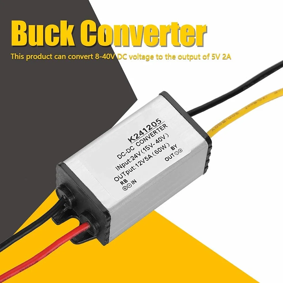 Przetwornica Obniżająca DC na DC 18V na 12V Obniżająca Napięcie, Przetwornica 24V na 12V Przetwornice Mocy w Sklepie Garażowym 24V na 12V Płyta Regulatora Napięcia DC Zasilacz