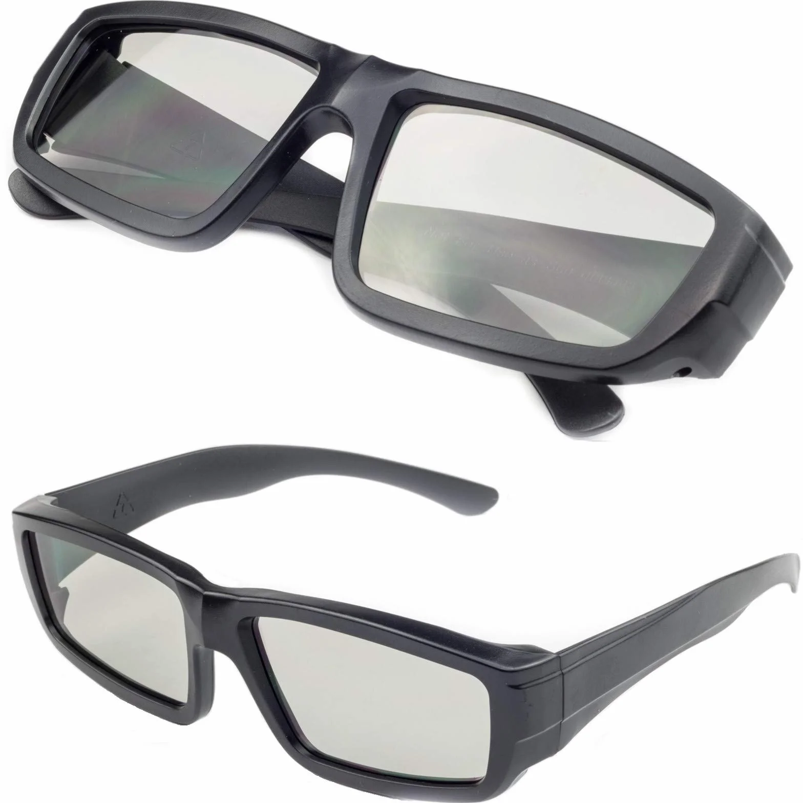 Digicharge Czarne uniwersalne okulary 3D pasywne spolaryzowane filmy domowe TV Cinema X 5 par