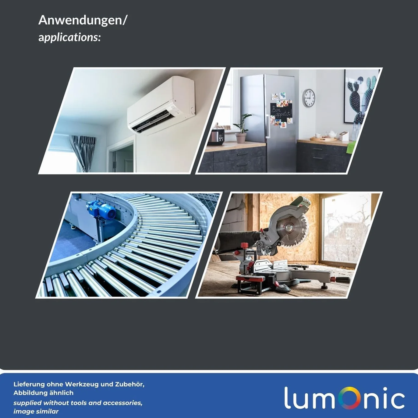 Lumonic Kondensator rozruchowy 4µF 450V | z WtyczkaX I 26x55mm I 4uF I Kondensator silnikowy z plastikowa obudowa I Kondensator operacyjny I do pomp, kosiarek, narzedzi
