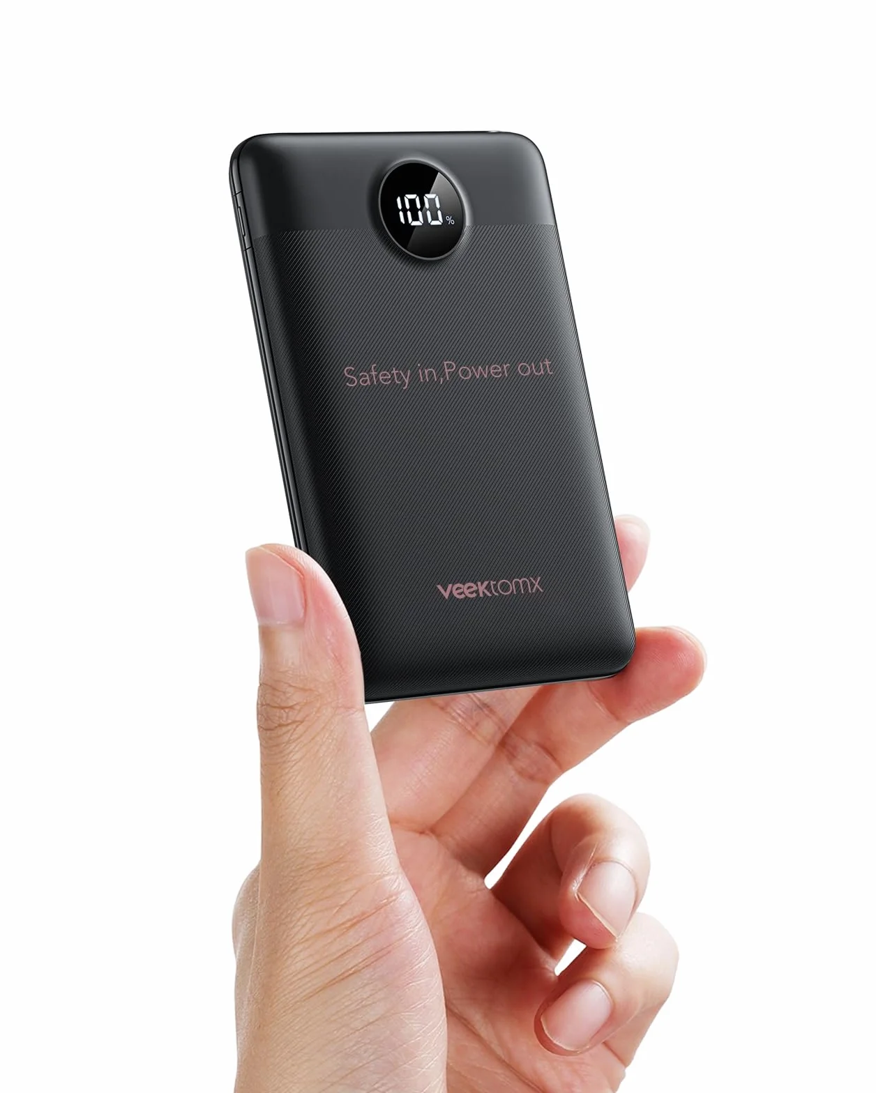 VEEKTOMX Mini Power Bank 10000mAh powerbank 22,5W PD QC3.0 Szybkie ładowanie USB C przenośna ładowarka z 2 wyjścia Ultra Compact Zewnętrzna Bateria Kompatybilny iPhone 15/Galaxy/iPad/Mini wentylator