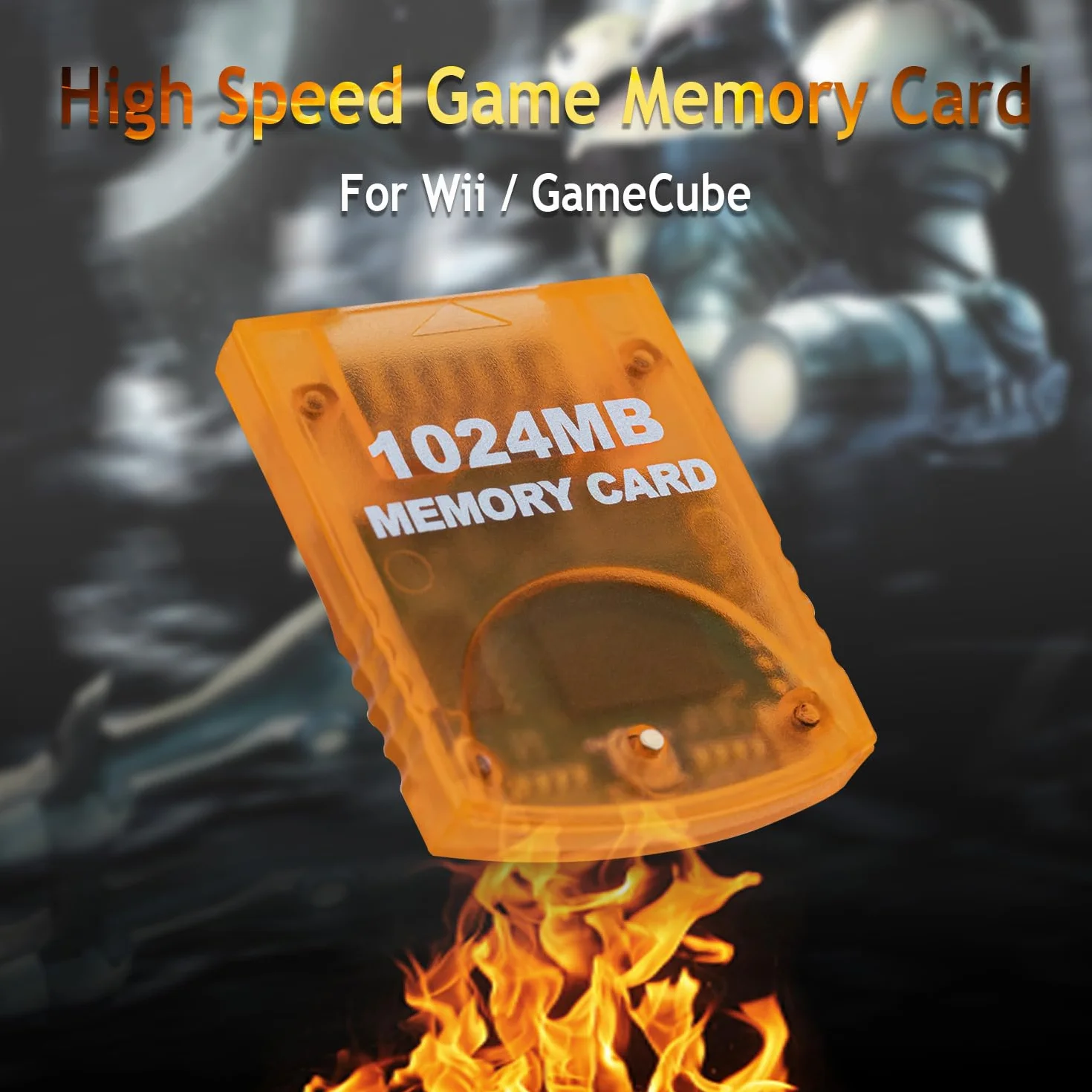 Mcbazel Karta pamięci do gier 1024 MB do konsoli Wii/Gamecube GC