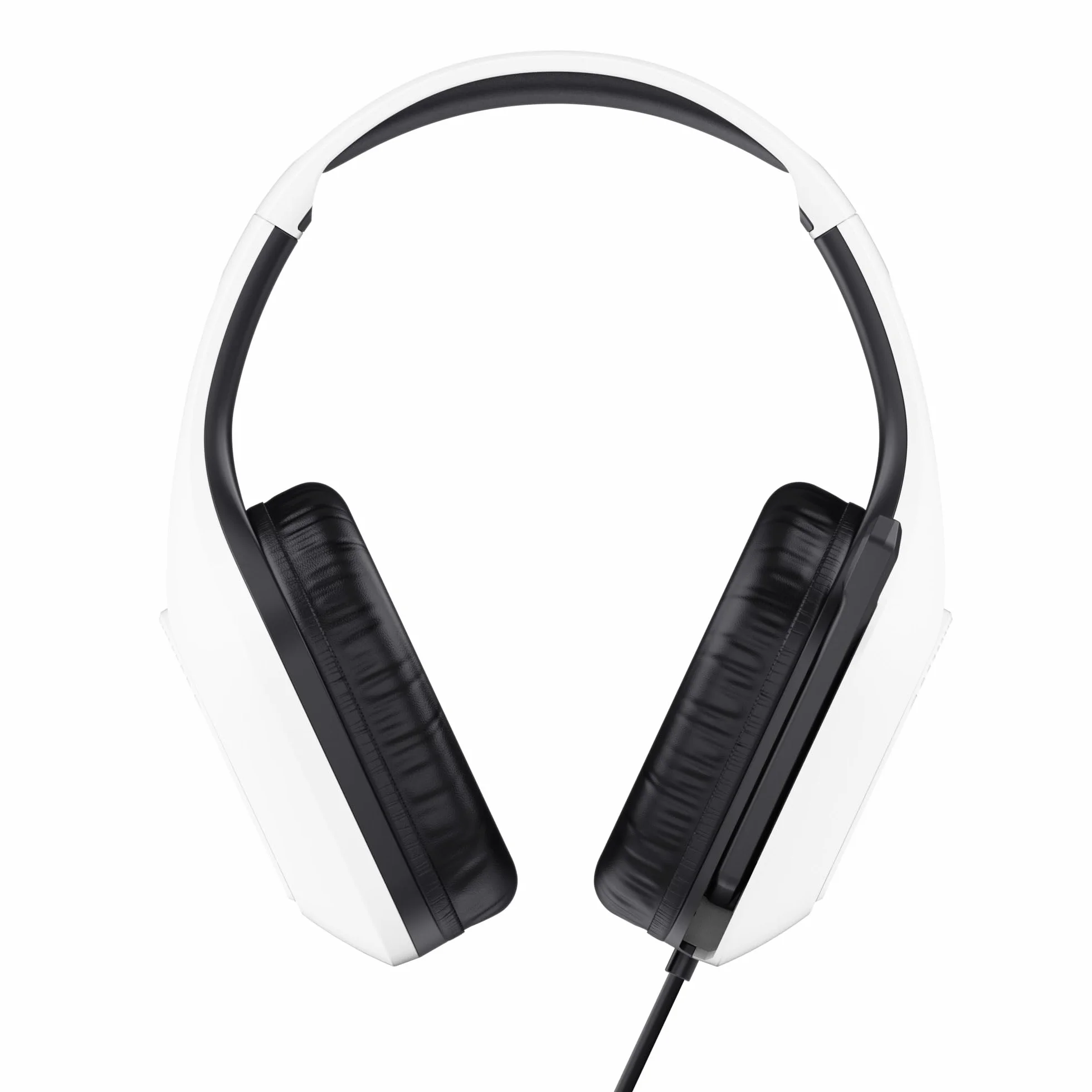 GXTrust 418W Rayne Lekkie Słuchawki Gamingowe PC Xbox PS4 PS5 Switch Smartfon 3.5 mm, Kabel 200cm, Przetworniki 50mm, Odchylany Mikrofon, Przewodowy Zestaw Słuchawkowy Wokółuszny, Biały