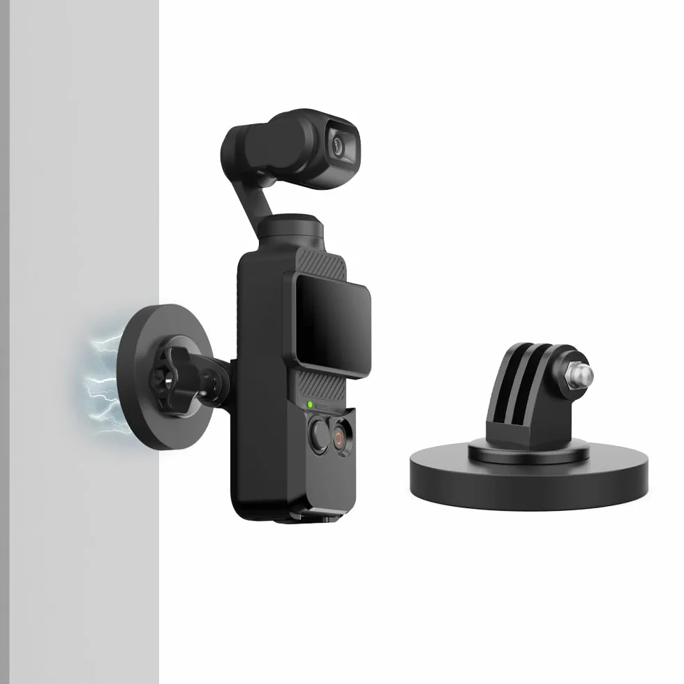Magnetyczny uchwyt na kamerę do DJI Osmo Pocket 3, podstawa magnetyczna na biurko stojak adapter rozszerzeń uchwyt montażowy kompatybilny z DJI Osmo Pocket 3 akcesoria