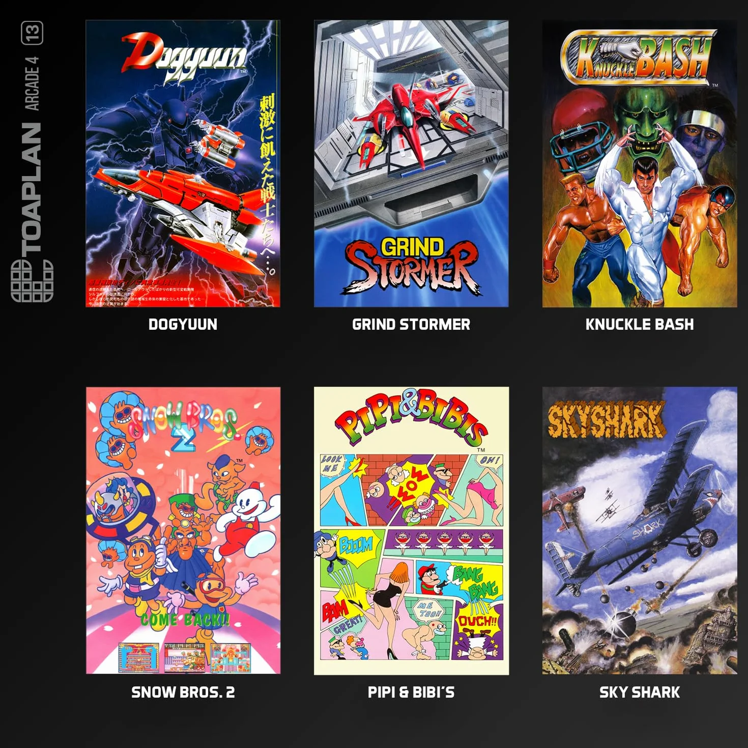 Evercade Toaplan Arcade 4