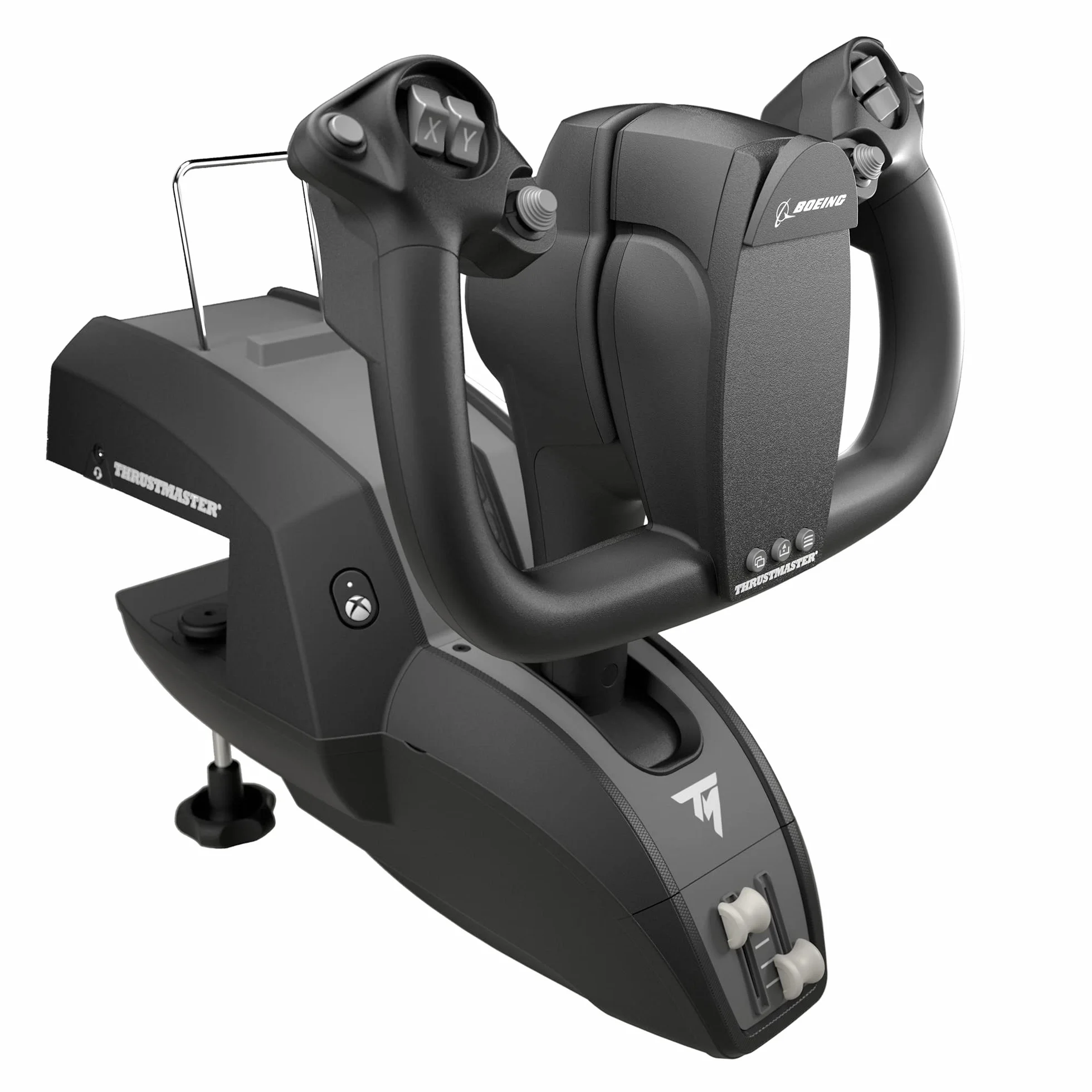 Thrustmaster TCA Yoke Pack Boeing Edition, Zestaw Wolantu i Panelu Przepustnicy, Metalowa Rama, Autopilot, Xbox i PC