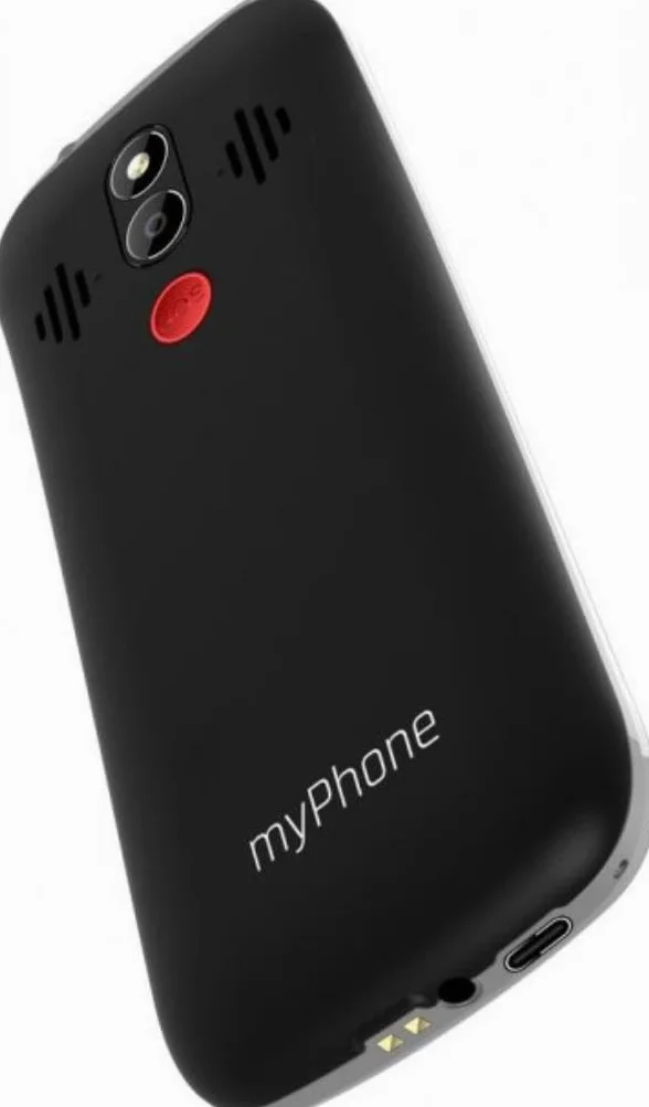 myPhone Halo 4 LTE telefon komórkowy dla seniora bez umowy, dual SIM, duże przyciski i wyświetlacz 3,5 cala, ogromna bateria 2500 mAh do 16 dni na jednym ładowaniu + przycisk SOS i latarka