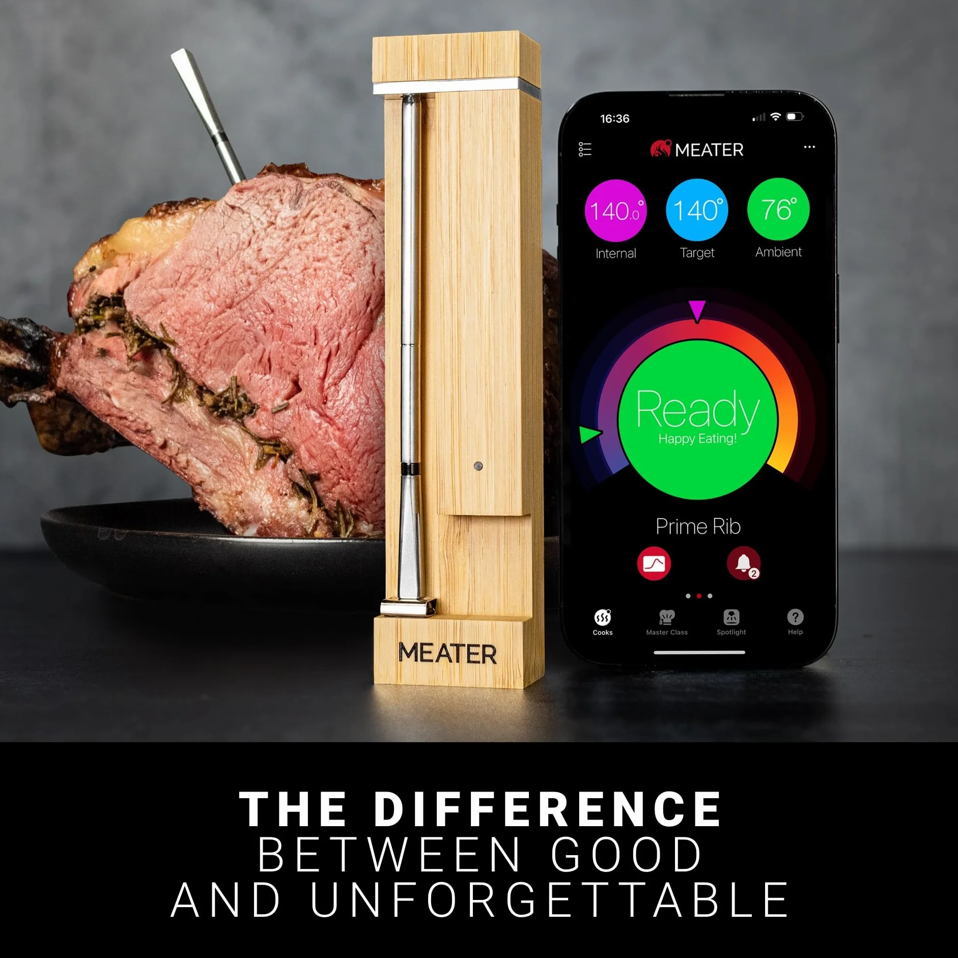 MEATER Pro 2 Plus inteligentny termometr do mięsa 550°C wodoodporny technologia multisensoryczna