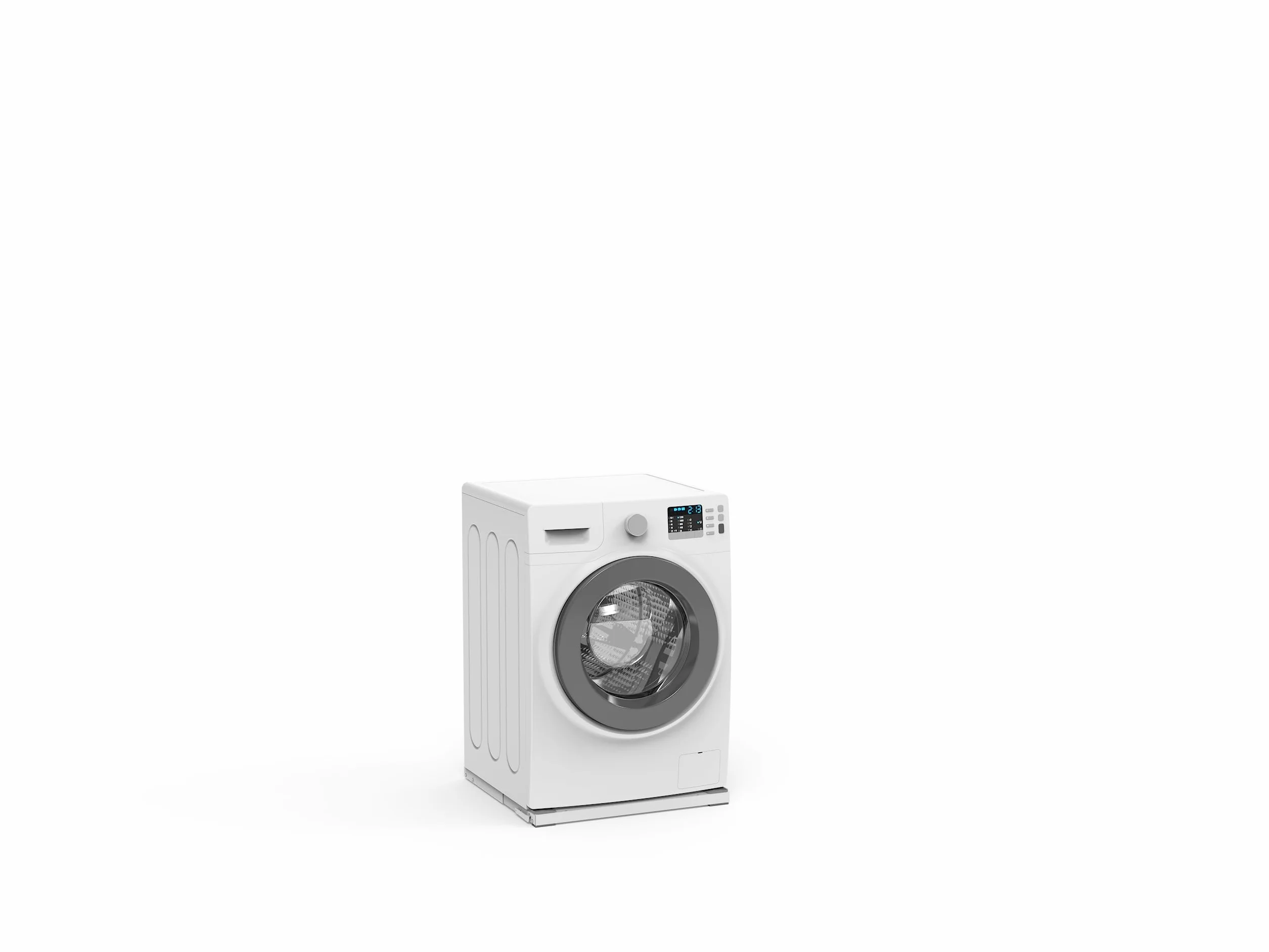 Meliconi Base Wash Pro podstawa pralki z rolkami antywibracyjna regulowany rozmiar 38-60 cm 250 kg biała