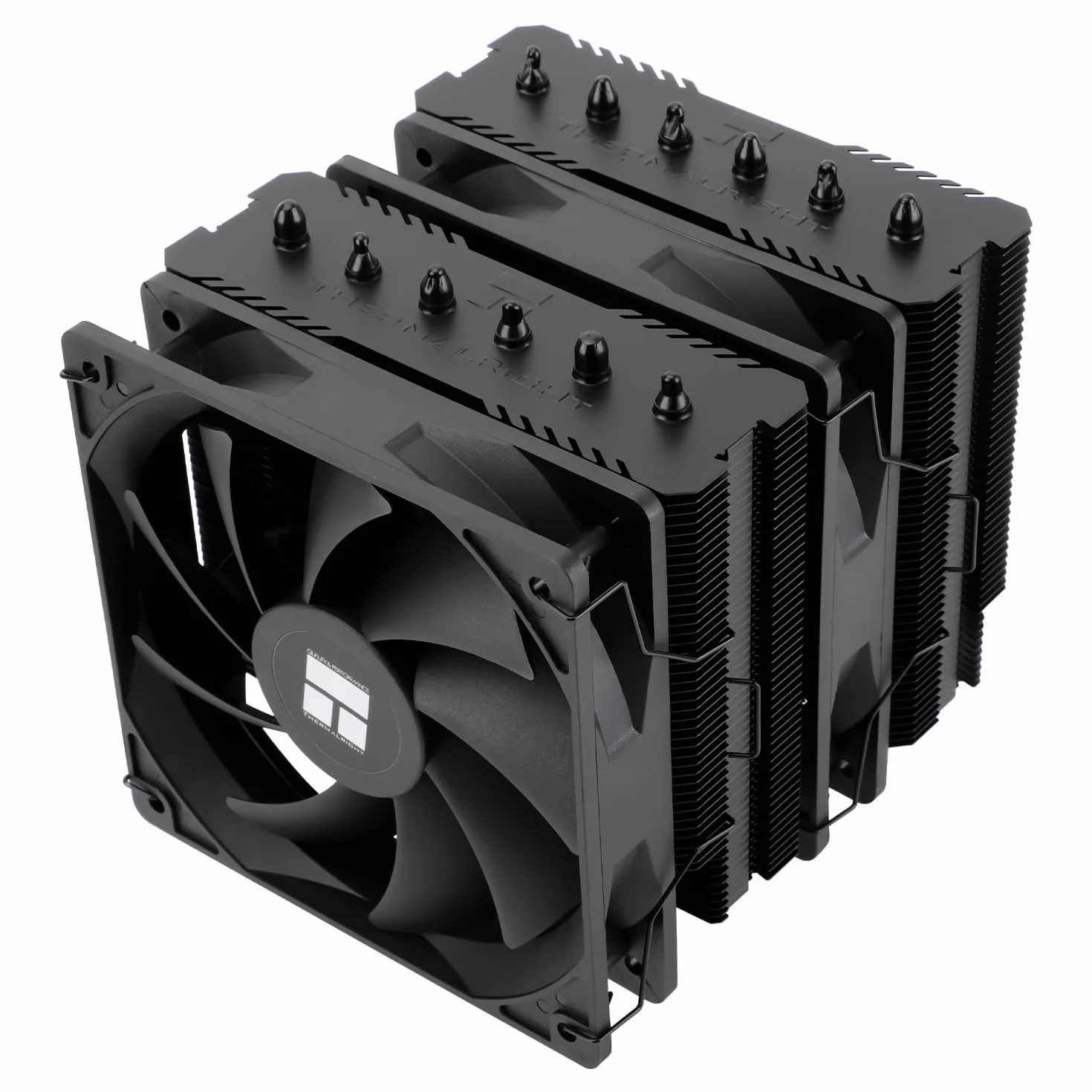 Thermalright TR Peerless Assassin 120 SE Black Chłodnica CPU, 6 Heatpipes AGHP, dwa wentylatory PWM 120 mm, prędkość 1550 obr./min, do AM4/AM5 i Intel 1700/1851, chłodzenie procesora komputerowego