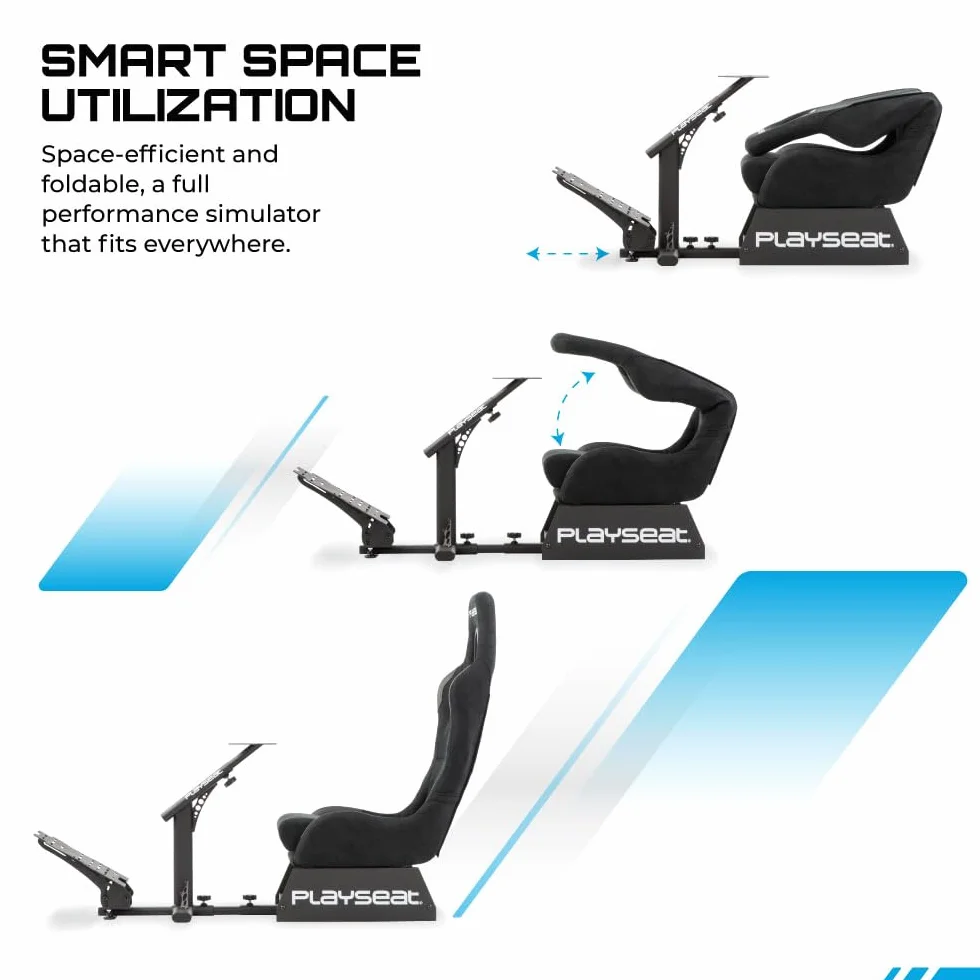 Playseat Evolution M Alcantara Fotel Gamingowy Czarny 98 x 50 x 132 cm