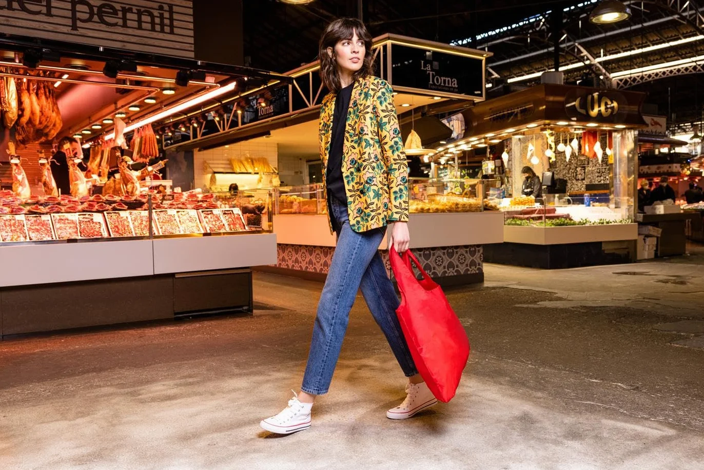 reisenthel Mini Maxi Shopper składany wodoodporny plecak czerwony