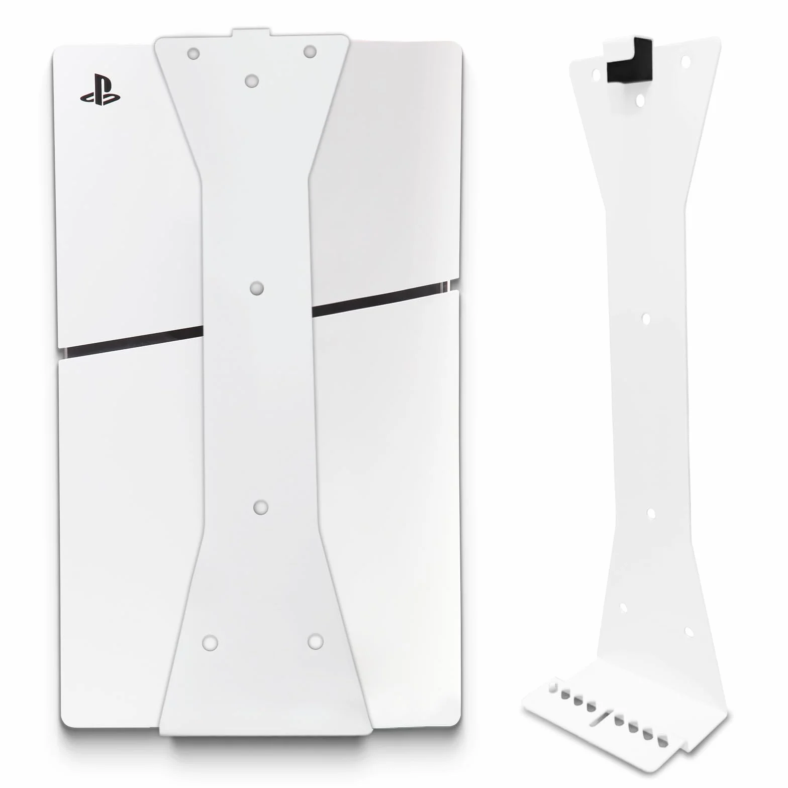 Marvelights Uchwyt ścienny PS5 biały Kompatibel z PS5 Slim