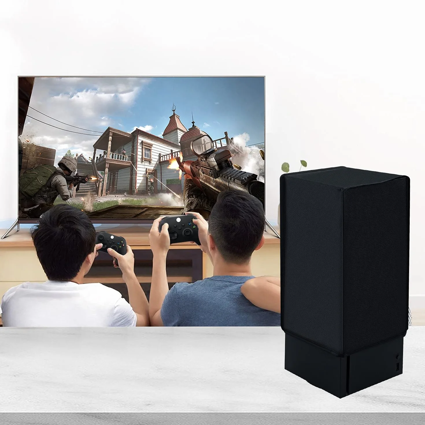 Mcbazel Pyłoszczelna odporna na zarysowania / wodoodporna obudowa ochronna do konsoli Xbox Series X — czarna
