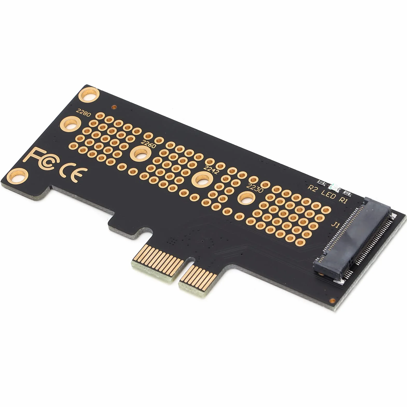 Konwerter Dysku Twardego PCIE X1/x4 na M.2 NGFF SSD Nvme, Karta Adaptera PCI Express do Dysku SSD 2230/2242/2260/2280 (PCIEx1)