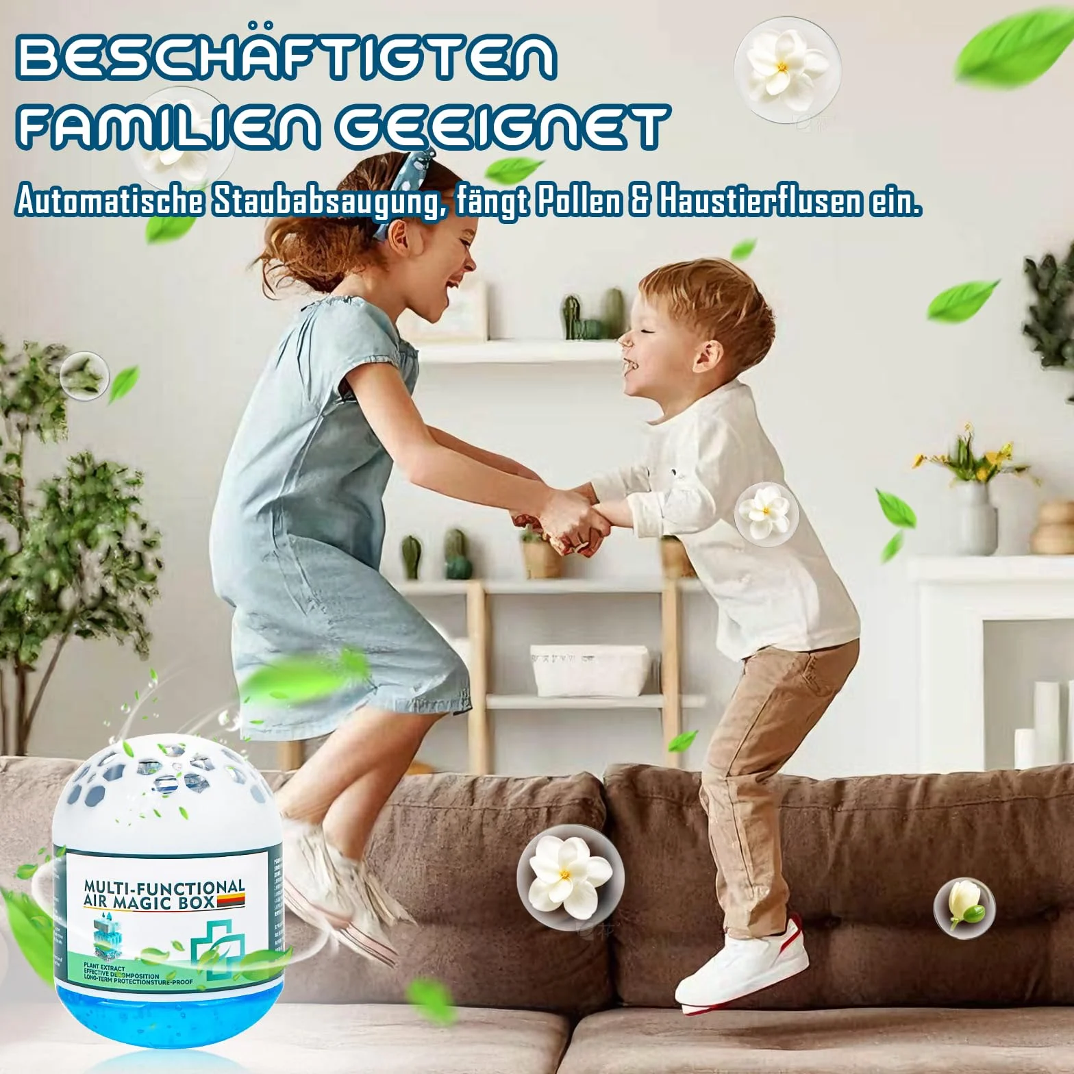 Magic Box środek do usuwania kurzu do wnętrz, 2 sztuki