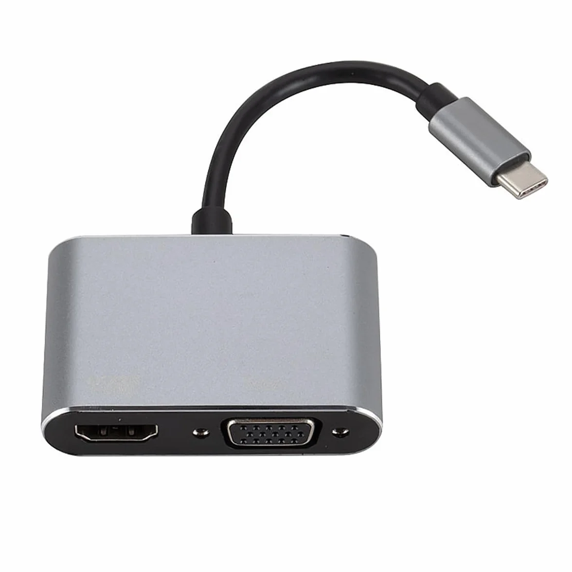 Alnicov USB typu C na HDMI VGA 2k 4K ? Adapter typu C Hub USB3.1 stop aluminium + obudowa ABS