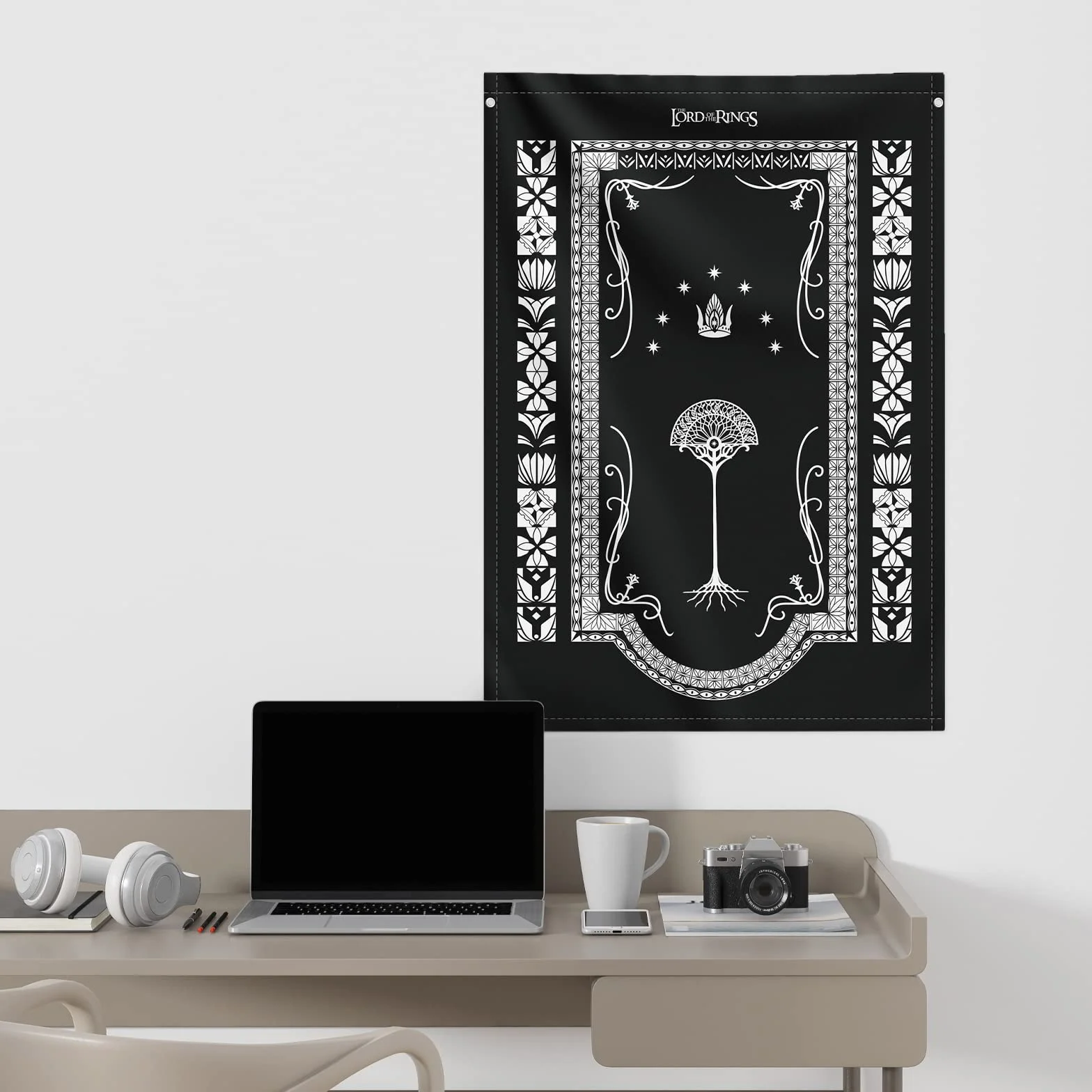 Grupo Erik Dekoracyjny Plakat Władca Pierścieni Zwijany z Tkaniny Obraz Dekoracja Ścienna