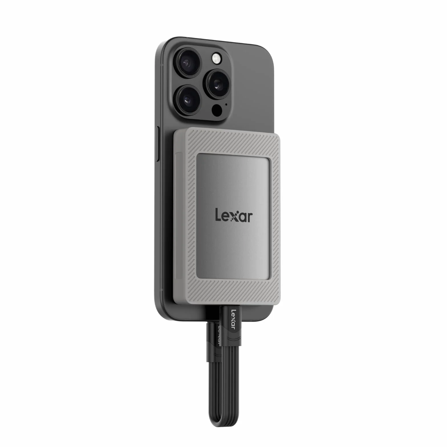 Lexar Dysk SSD ES4 Portable z zestawem magnetycznym 1TB, zewnętrzny dysk SSD USB 3.2 Gen2 1050 MB/s odczytu i 1000 MB/s zapisu, kompatybilny z iPhone 15/16, PC i Mac, laptopami typu C, tabletami, PS5