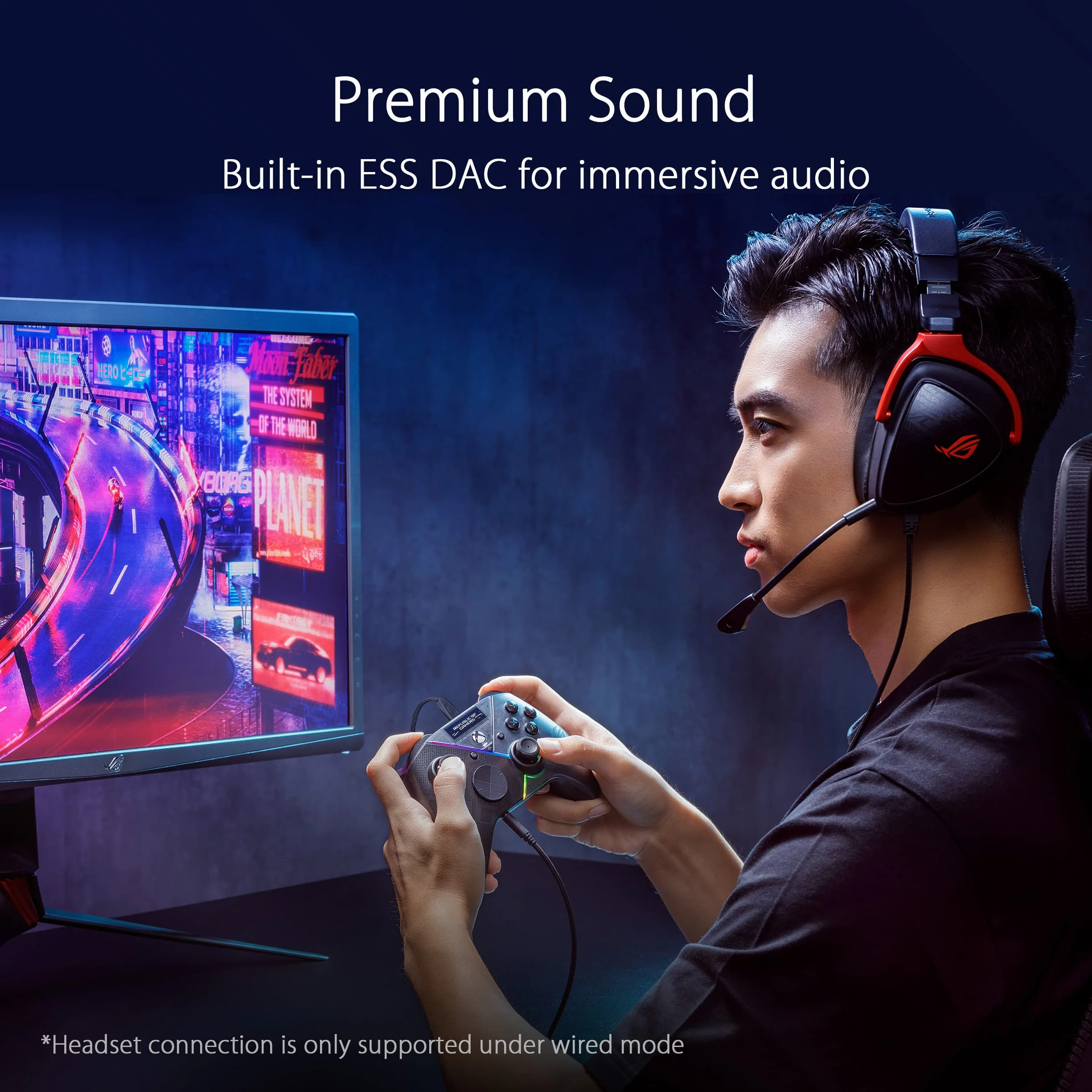 Asus - Manette Sans Fil ROG Raikiri Pro