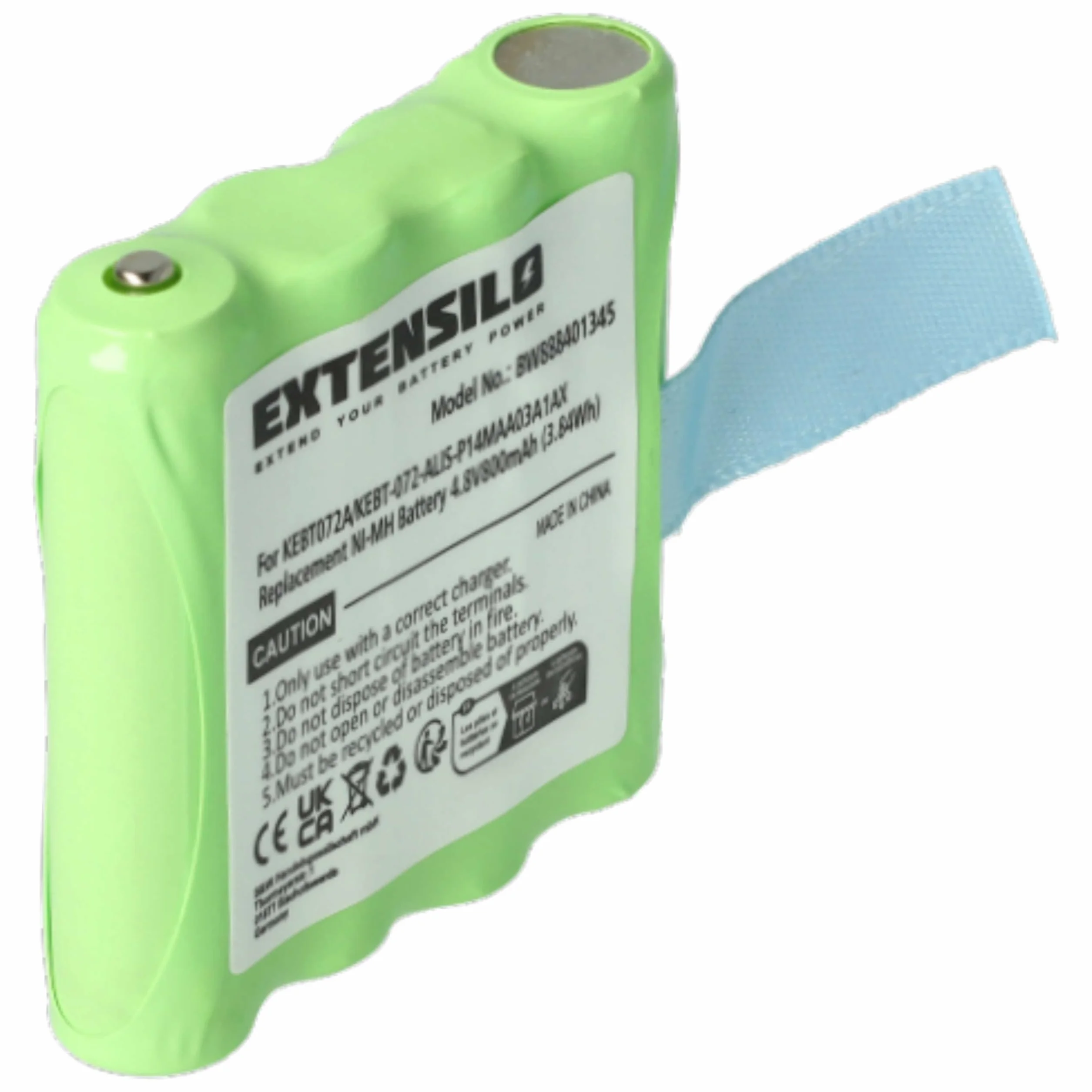 2 x akumulator kompatybilny z Motorola TLKR T81, T41, T4, T5, T50, T6, T3, T80, T60, T61, T7, T8, krótkofalówka (800 mAh, 4,8 V, NiMH)