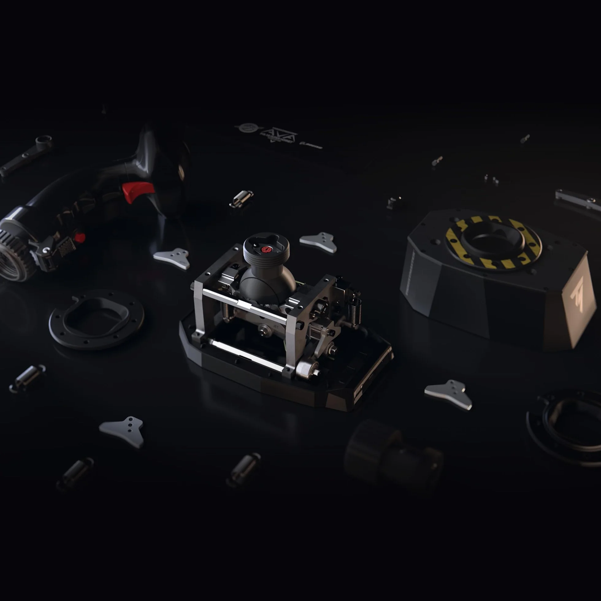 Thrustmaster AVA Offset Adapter, Adapter Przesunięcia Pozwalający Regulować Położenie Joysticka do Symulacji Lotniczych na Podstawie AVA