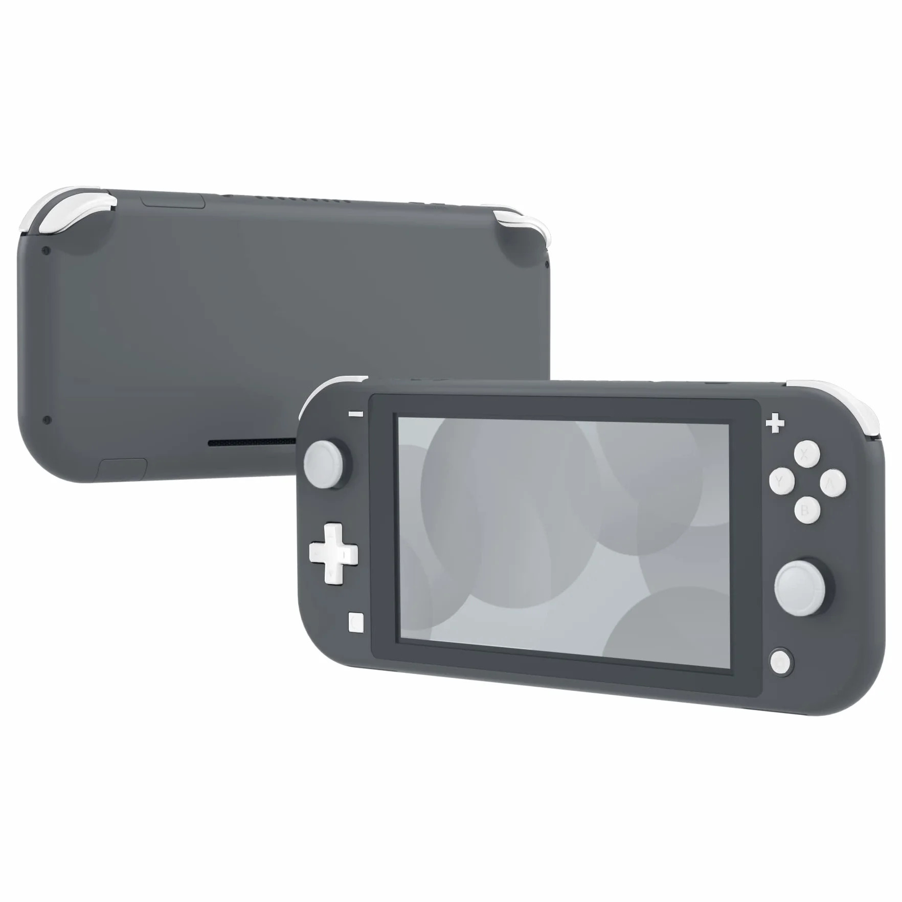 eXtremeRate Bialy Wymiana ABXY Home Capture Plus Minus Keys Dpad L R ZL ZR Trigger dla Switch Lite, Pełny Zestaw Orzycisków Zestawy Naprawcze z Narzędziami dla Switch Lite