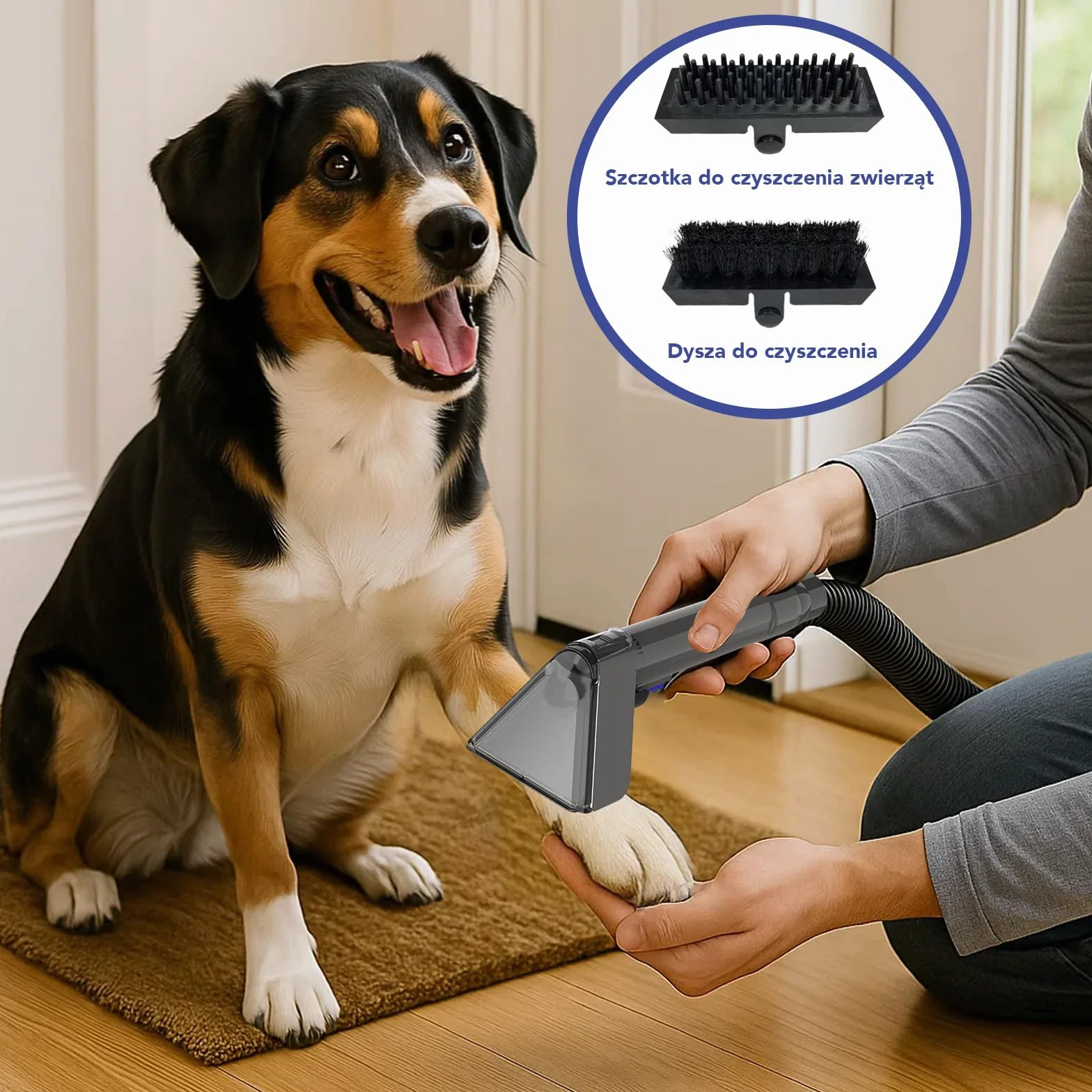 Akitas X7 600W Odkurzacz do Tapicerki 14kPa Samoczyszczący Podwójny Zbiornik