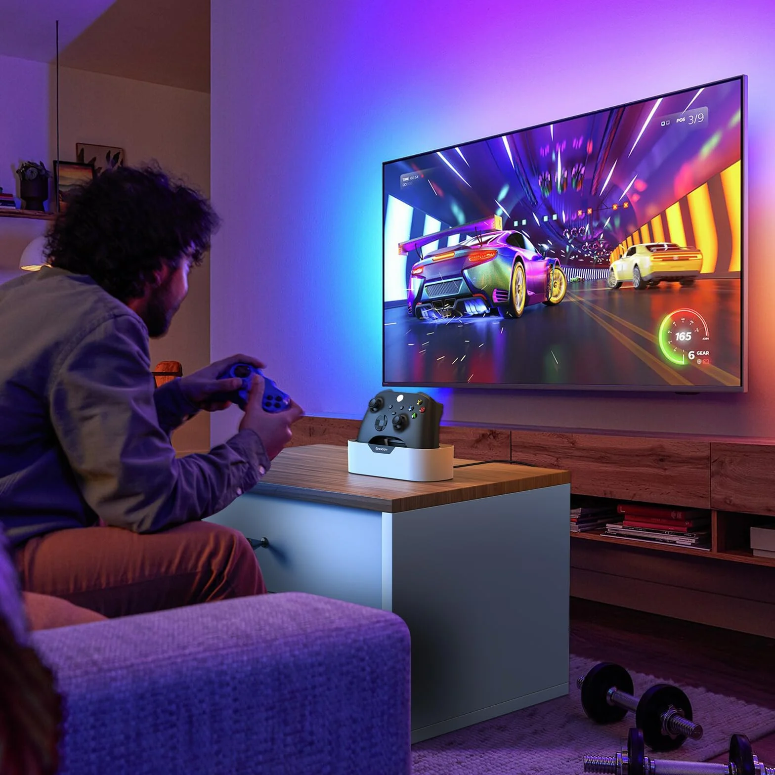 NEWDERY Solo Charger Station do kontrolerów bezprzewodowych Xbox One/Series X|S