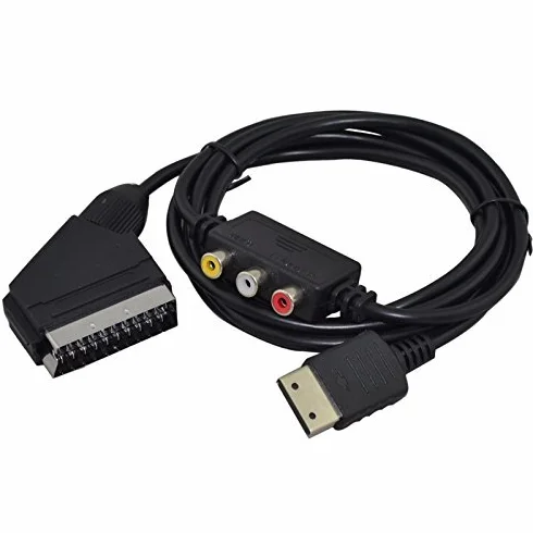 Retrogame Kabel SCART AV RGB z wyjściami RCA do SEGA DREAMCAST