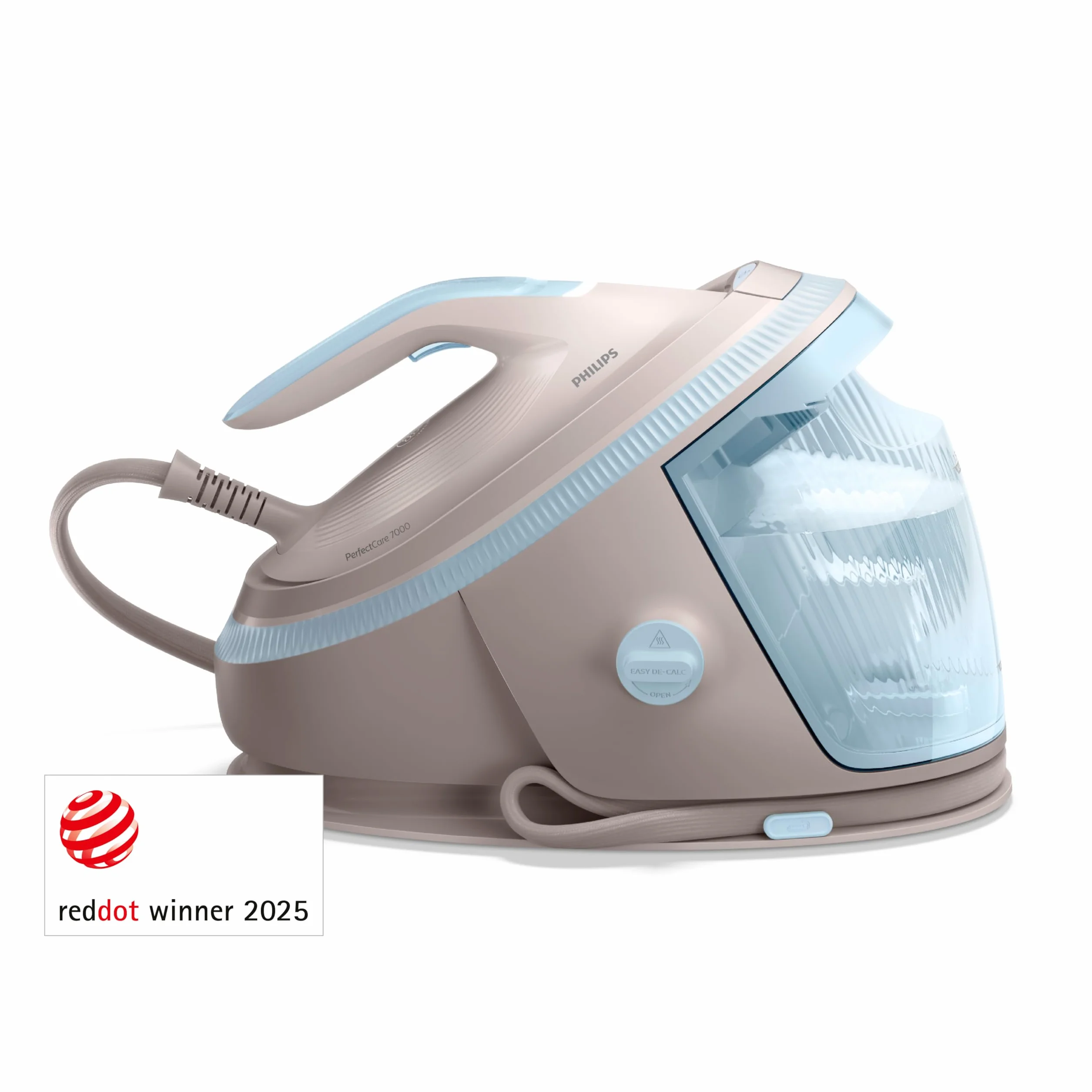 Philips PerfectCare Generator Pary Serii 7000 Uderzenie Parą 600g Ciśnienie 8,5 Bar Stopa SteamGlide Elite Wyjmowany Zbiornik 1,5L PSG7200/60