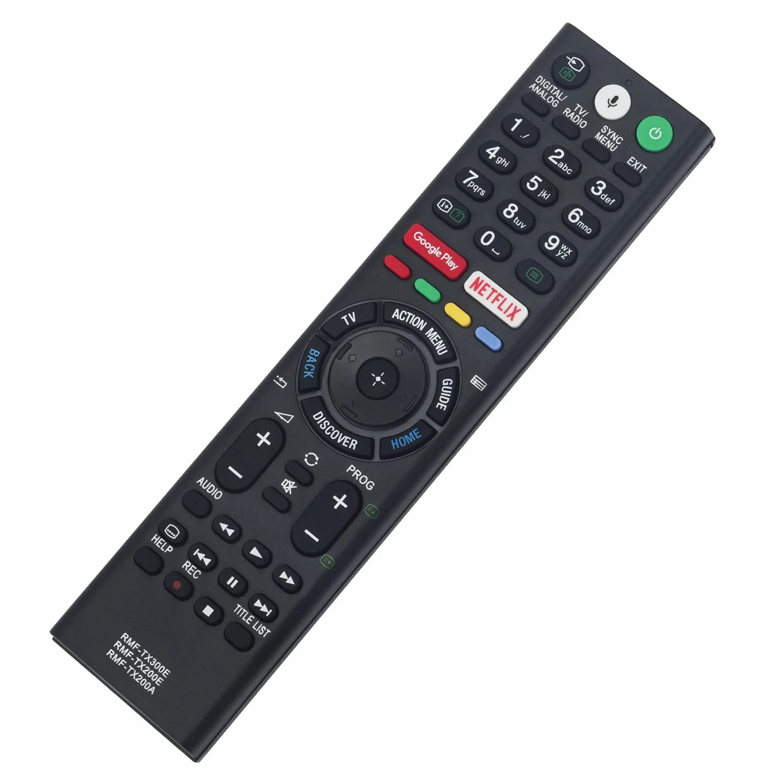 ALLIMITY RMF-TX300E sub RMF-TX200E Pilot Zamienny Pasujący do Sony Bravia TV KD-43XE8005 KD-55XE8505KD-55XD8505 KD-55XD8577 KD-55XD8599KD-55XE9005 KD-75XE9405 KD-55XD8005 KD-55XD8005