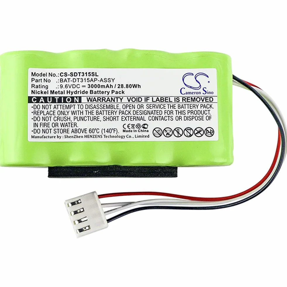 CS-SDT315SL Bateria 3000mAh kompatybilny z [Shimpo] DT-315A, DT-315A Stroboscope zastępuje BAT-DT315A/P, BAT-DT315AP-ASSY