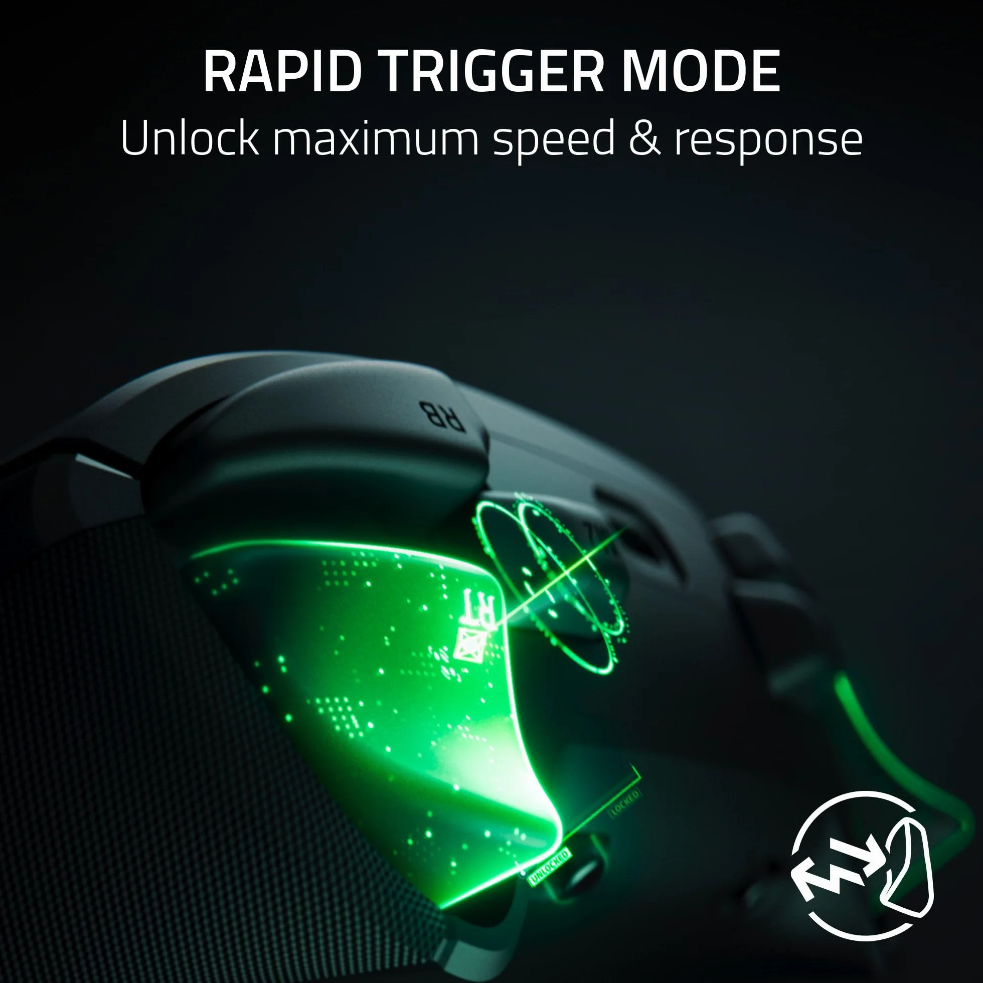 Razer Wolverine V3 Pro - bezprzewodowy kontroler e-sportowy do Xbox i PC (HyperSpeed Wireless, dotykowe przyciski akcji Mecha, analogowe drążki z efektem Halla, wibracje dotykowe) Czarny