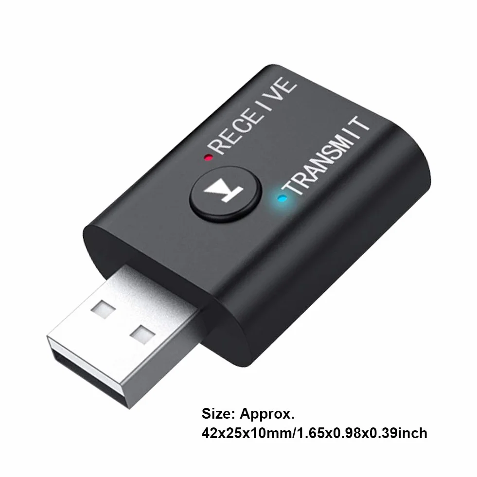 Nadajnik-odbiornik, YET TR6 ABS 2 w 1 Potężna Funkcja Nadajnik-odbiornik Bluetooth 5.0 Niezależny Obwód Adaptera Audio
