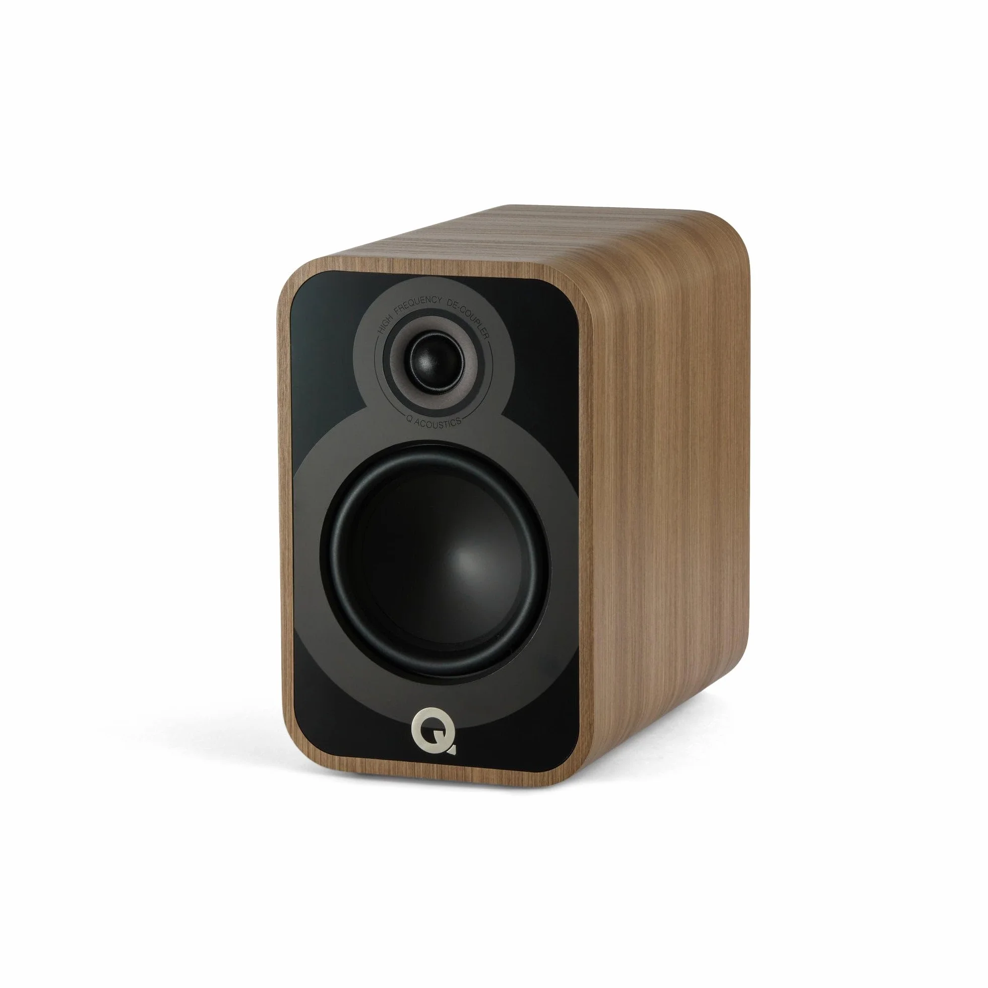 Q ACOUSTICS 5020 Głośniki półkowe Holme Oak - 12.7 cm średni/basowy przetwornik, 2.5 cm głośnik wysokotonowy - głośniki TV do systemu dźwięku przestrzennego - głośniki winylowe odtwarzacze płyt Hi-Fi,